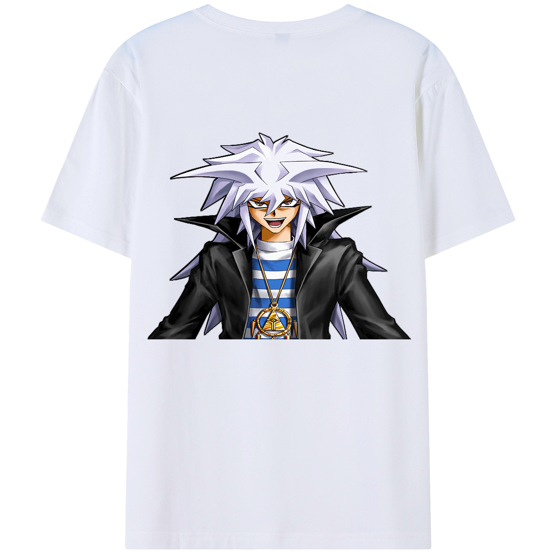 （画像用） 遊☆戯☆王 Yu-Gi-Oh! 綿100％半袖Tシャツ（背面プリント）