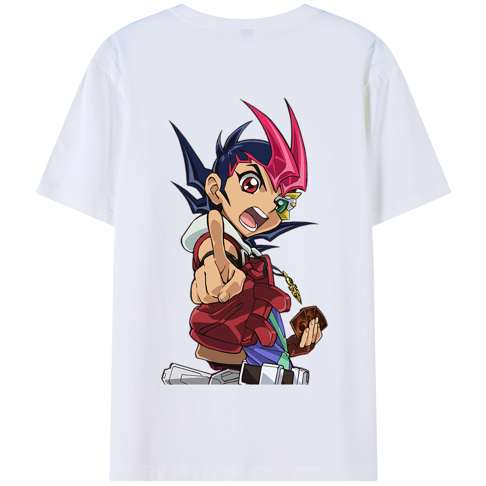 遊☆戯☆王 Yu-Gi-Oh! 綿100％半袖Tシャツ（背面プリント）