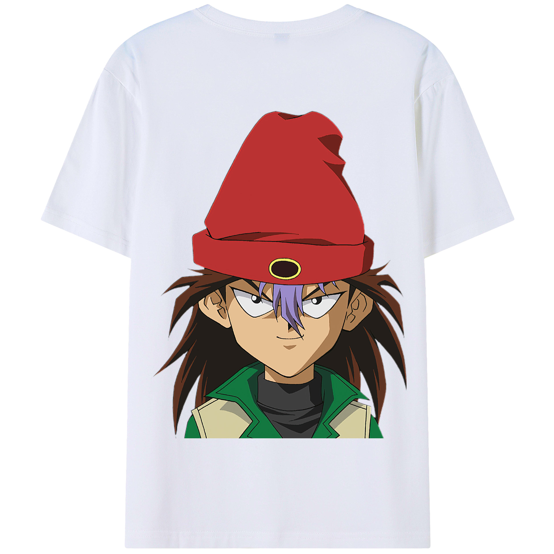 （画像用） 遊☆戯☆王 Yu-Gi-Oh! 綿100％半袖Tシャツ（背面プリント）