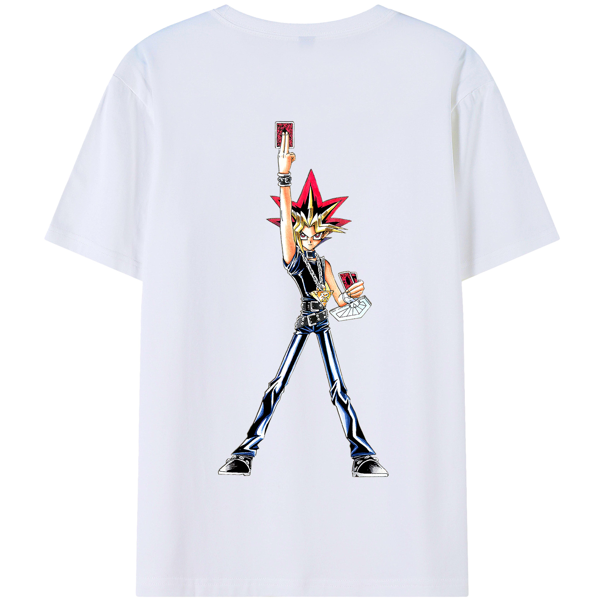 遊☆戯☆王 Yu-Gi-Oh! 綿100％半袖Tシャツ（背面プリント）