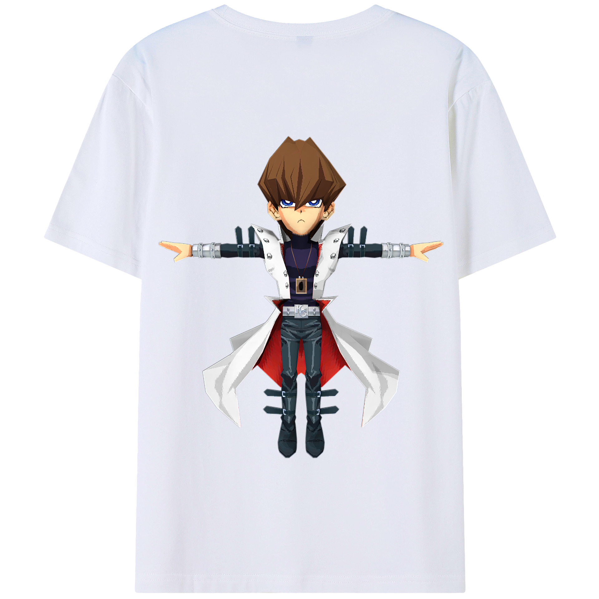 （画像用） 遊☆戯☆王 Yu-Gi-Oh! 綿100％半袖Tシャツ（背面プリント）