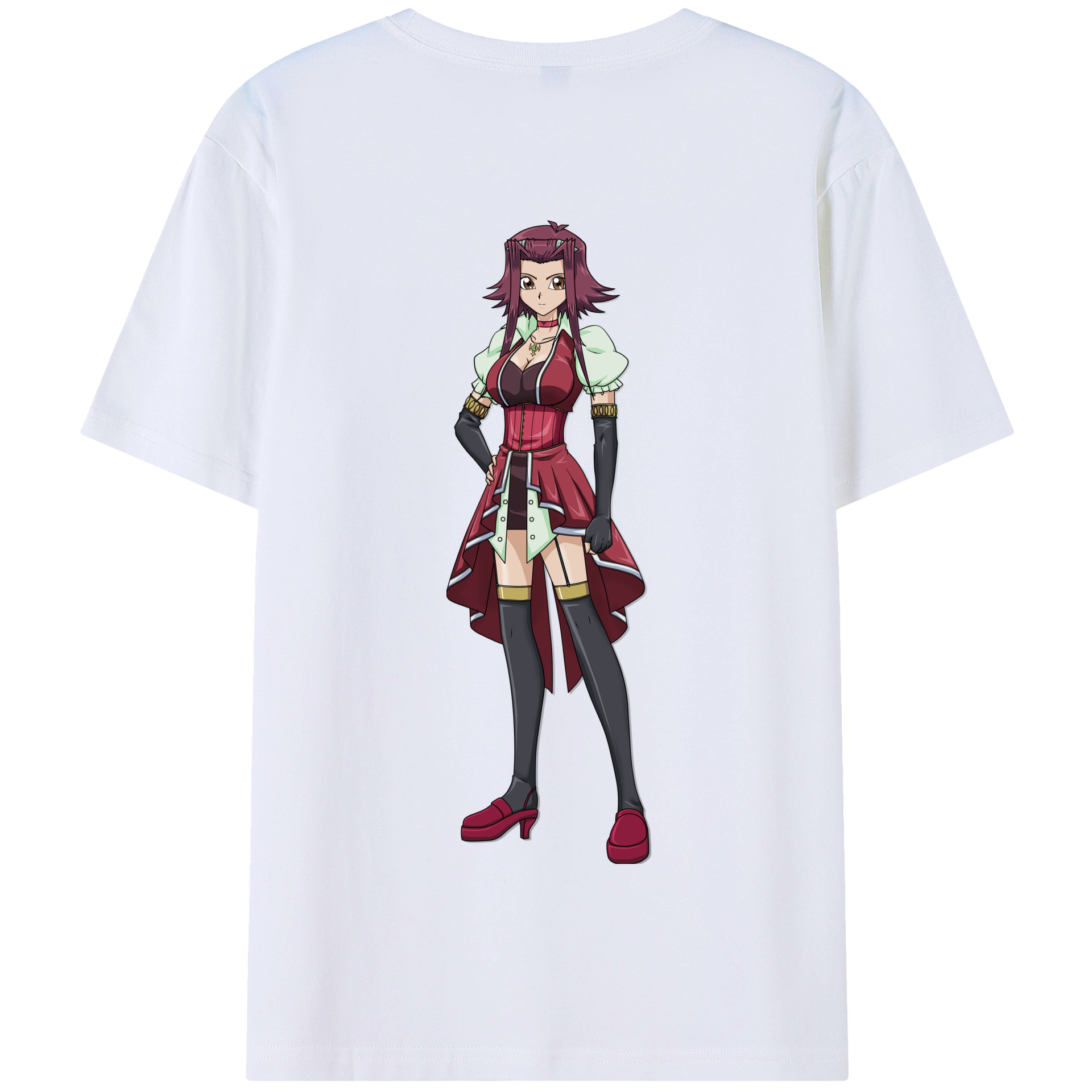 （画像用） 遊☆戯☆王 Yu-Gi-Oh! 綿100％半袖Tシャツ（背面プリント）