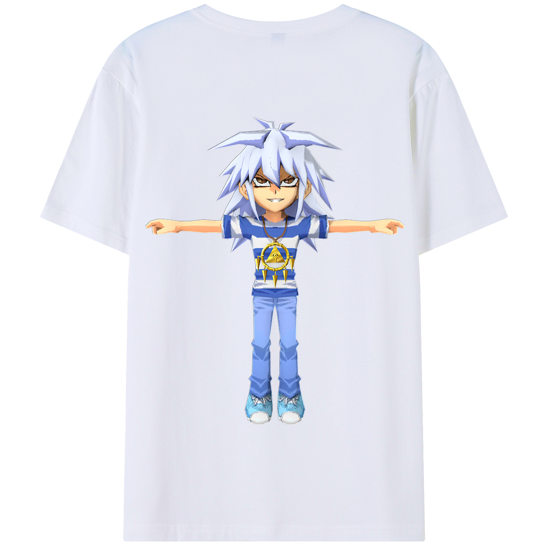 遊☆戯☆王 Yu-Gi-Oh! 綿100％半袖Tシャツ（背面プリント）