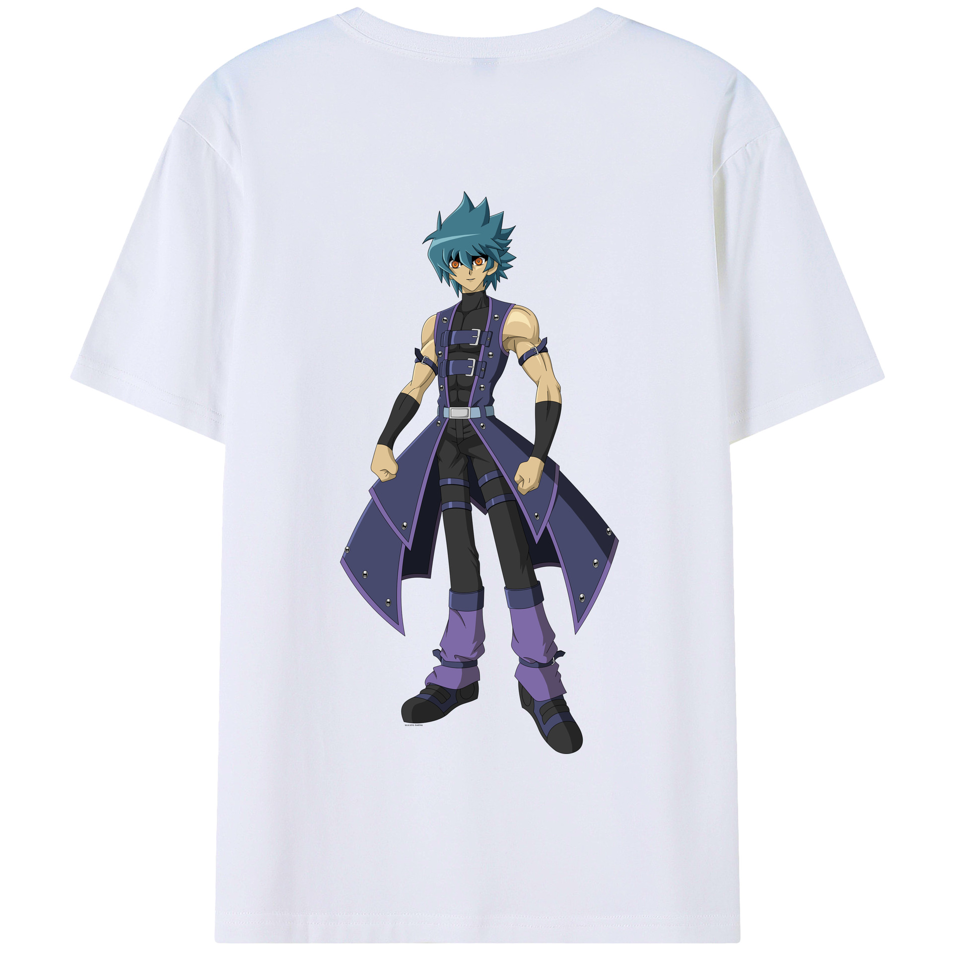 （画像用） 遊☆戯☆王 Yu-Gi-Oh! 綿100％半袖Tシャツ（背面プリント）