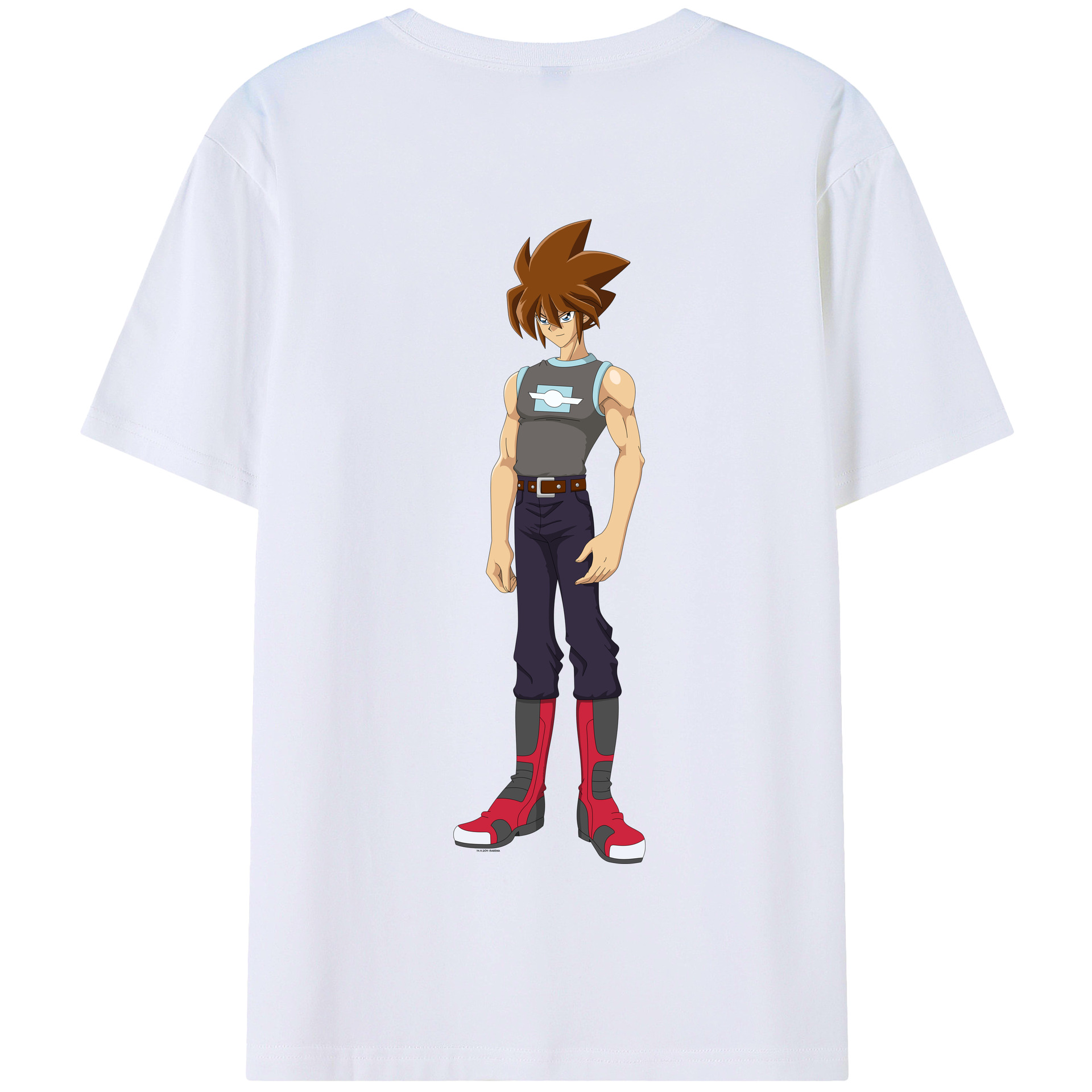 遊☆戯☆王 Yu-Gi-Oh! 綿100％半袖Tシャツ（背面プリント）