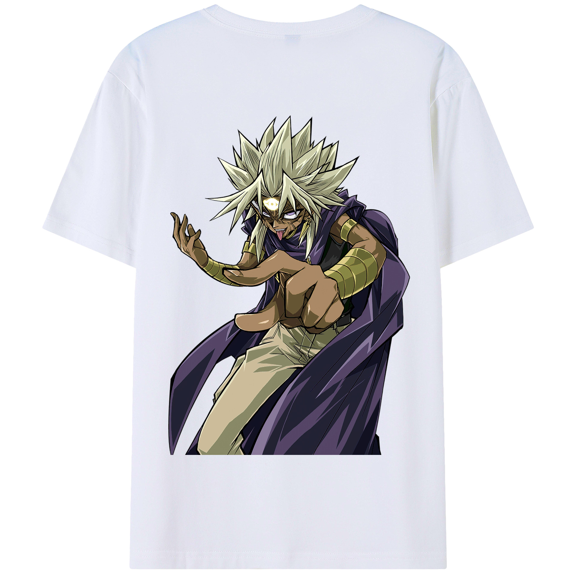 （画像用） 遊☆戯☆王 Yu-Gi-Oh! 綿100％半袖Tシャツ（背面プリント）