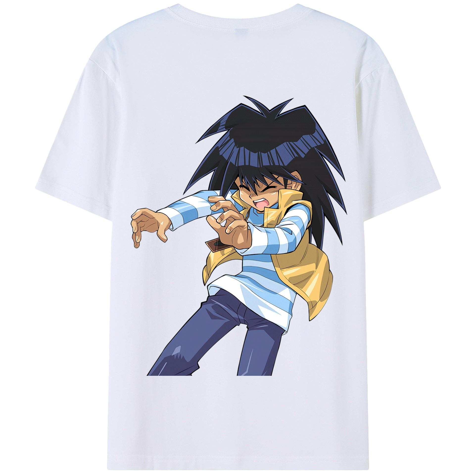 （画像用） 遊☆戯☆王 Yu-Gi-Oh! 綿100％半袖Tシャツ（背面プリント）