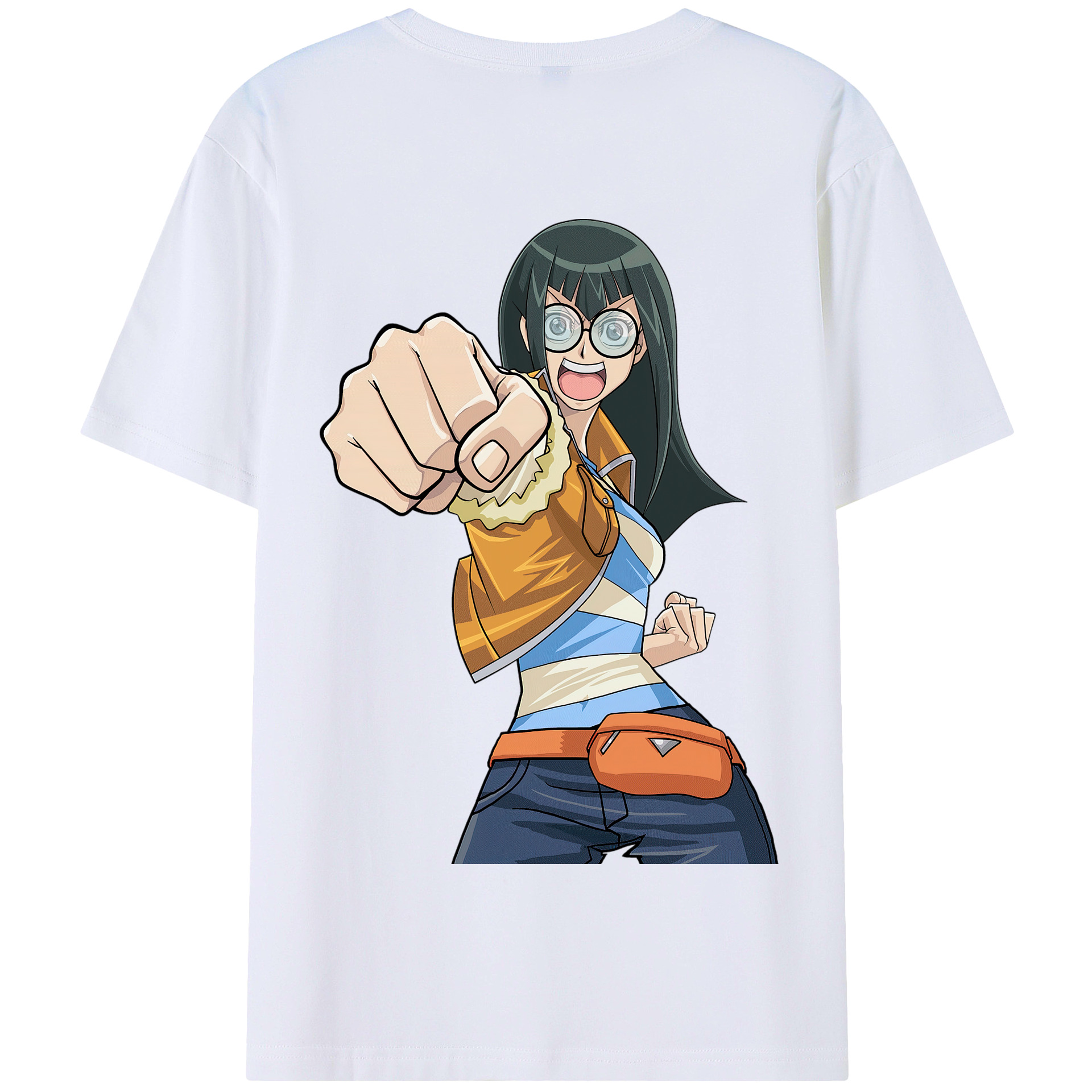 （画像用） 遊☆戯☆王 Yu-Gi-Oh! 綿100％半袖Tシャツ（背面プリント）