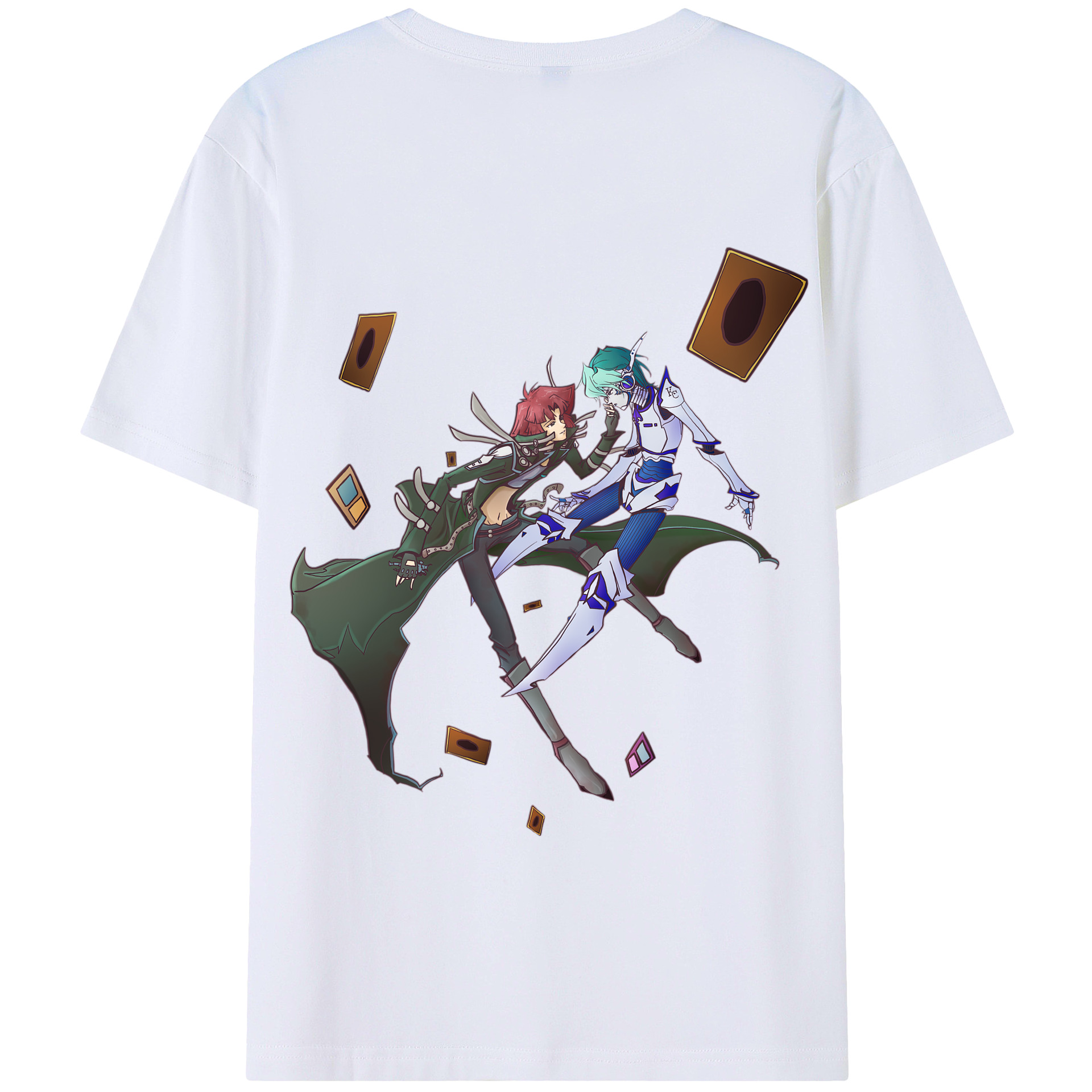 遊☆戯☆王 Yu-Gi-Oh! 綿100％半袖Tシャツ（背面プリント）