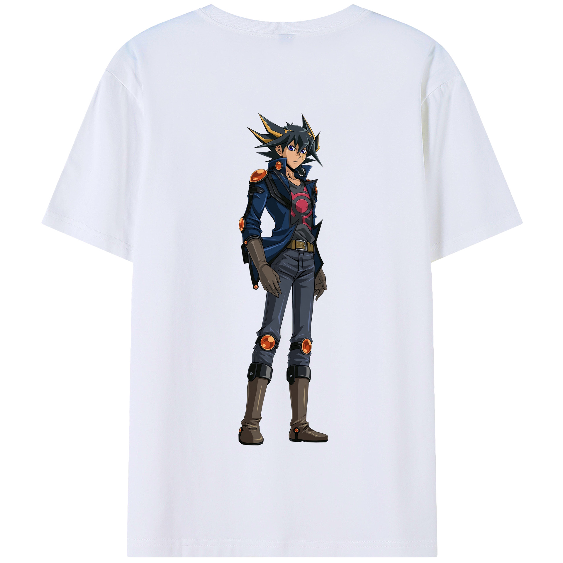 遊☆戯☆王 Yu-Gi-Oh! 綿100％半袖Tシャツ（背面プリント）