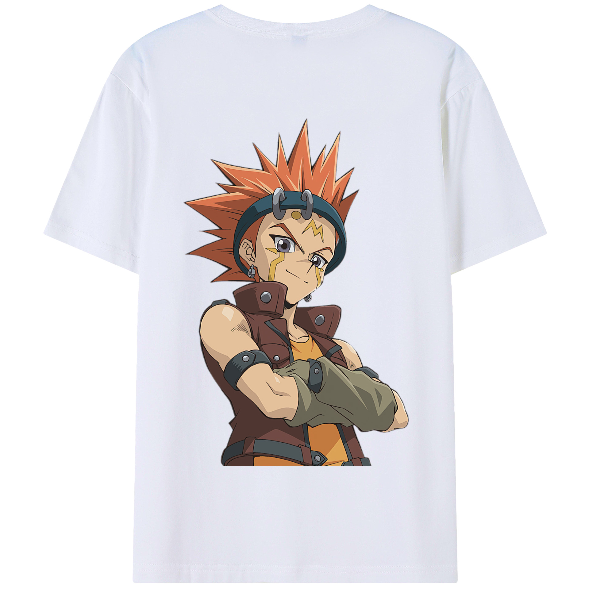 （画像用） 遊☆戯☆王 Yu-Gi-Oh! 綿100％半袖Tシャツ（背面プリント）
