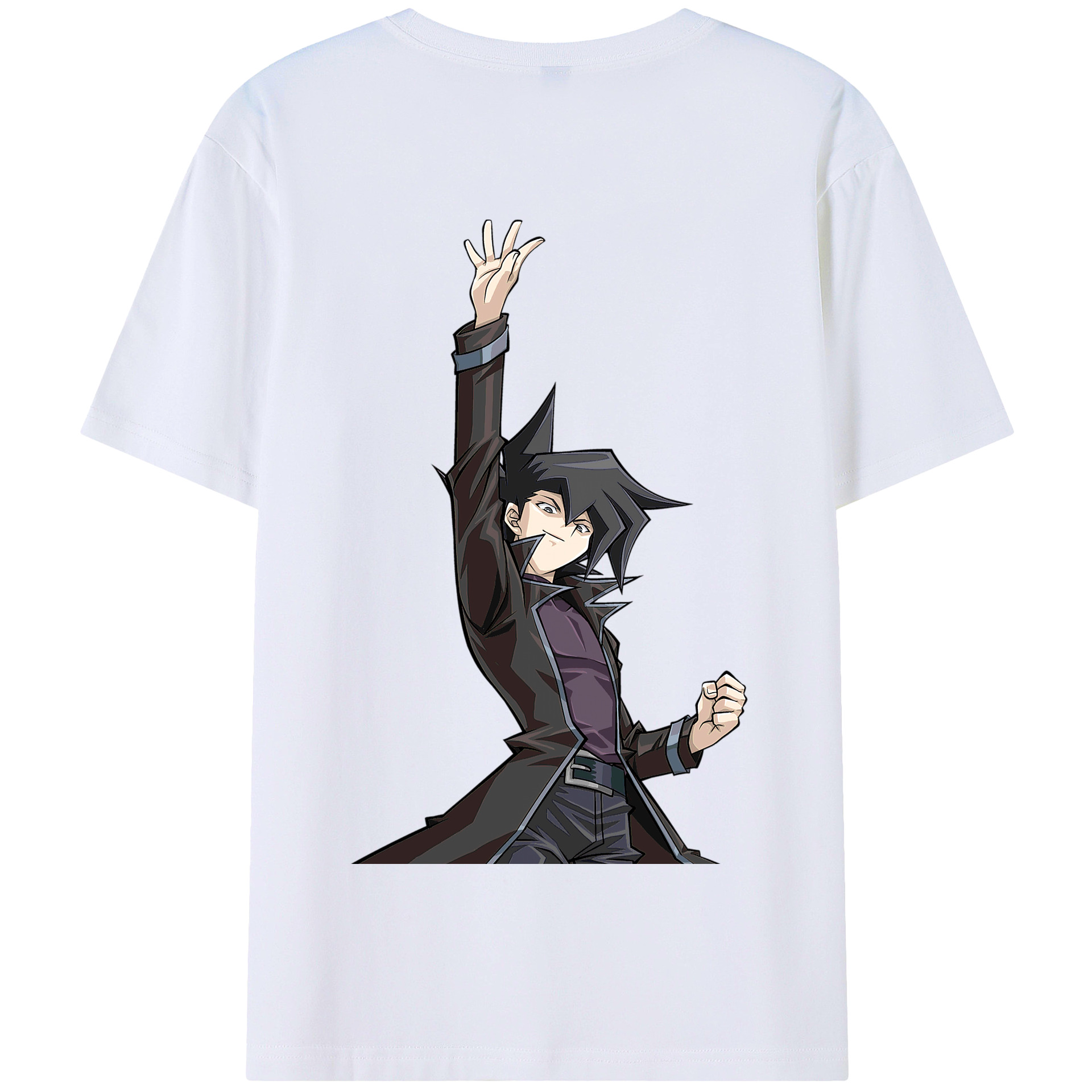 遊☆戯☆王 Yu-Gi-Oh! 綿100%半袖Tシャツ(背面プリント) 遊☆戯☆王 Yu-Gi-Oh! 綿100%半袖Tシャツ(背面プリント)