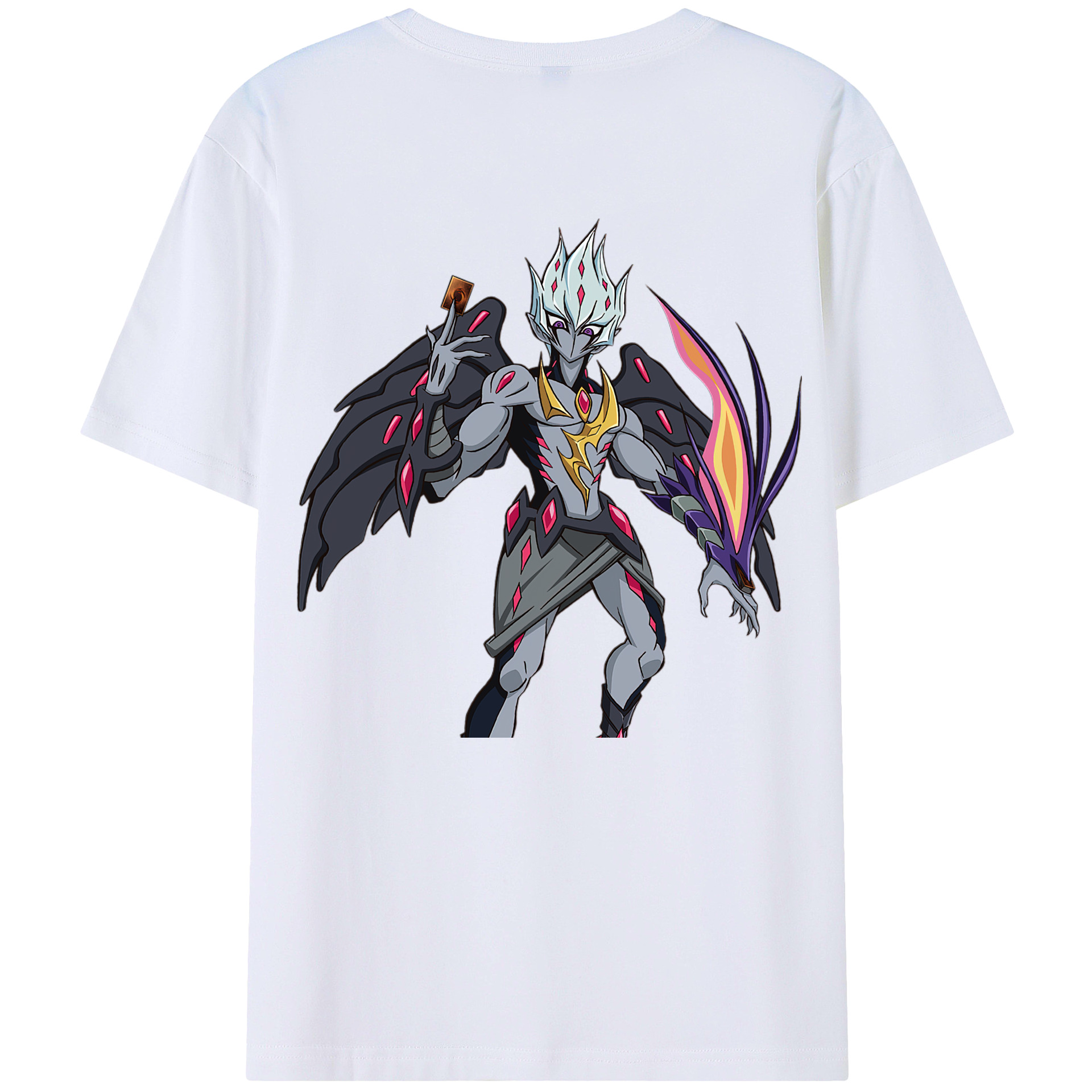 （画像用） 遊☆戯☆王 Yu-Gi-Oh! 綿100％半袖Tシャツ（背面プリント）