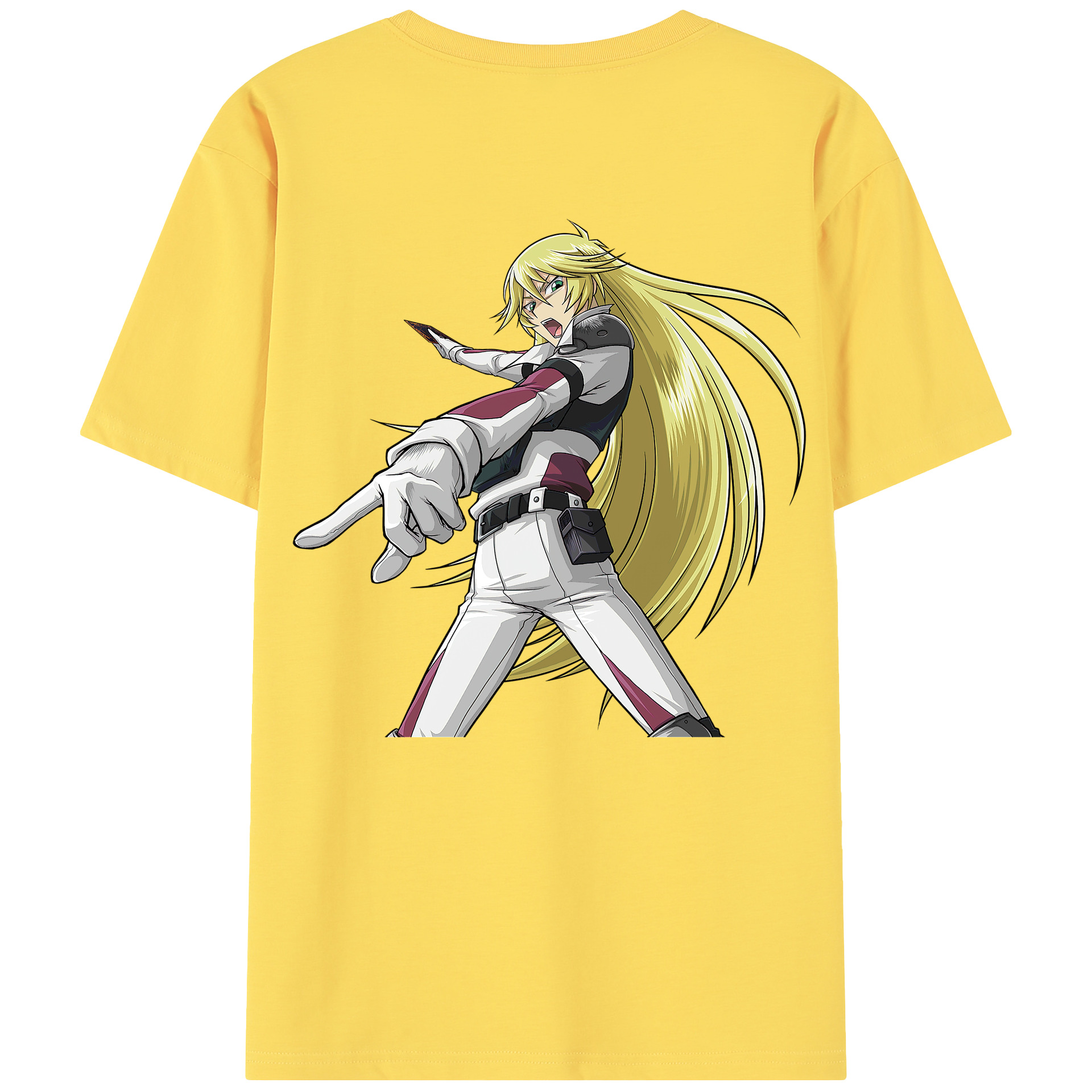 （画像用） 遊☆戯☆王 Yu-Gi-Oh! 綿100％半袖Tシャツ（背面プリント）