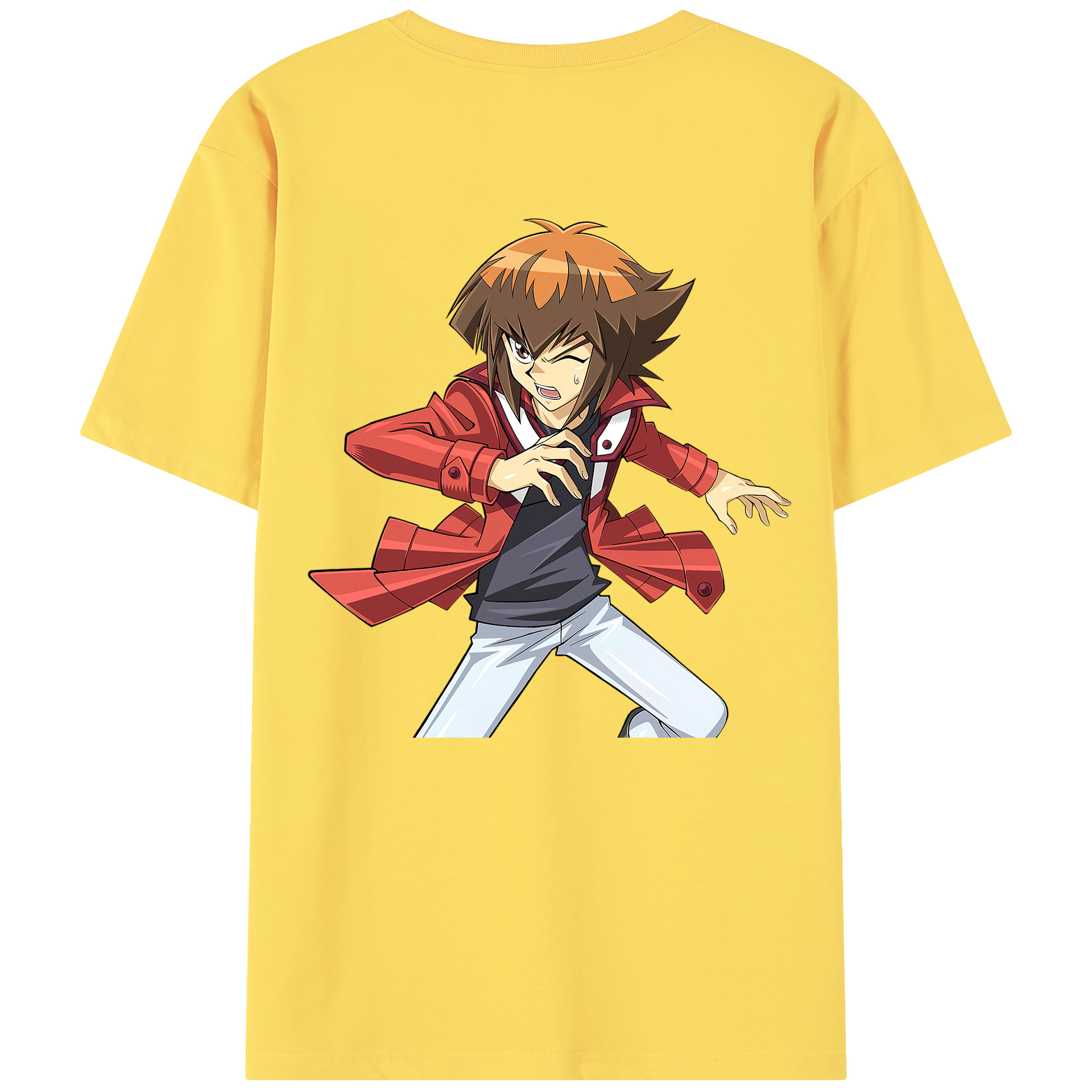 （画像用） 遊☆戯☆王 Yu-Gi-Oh! 綿100％半袖Tシャツ（背面プリント）