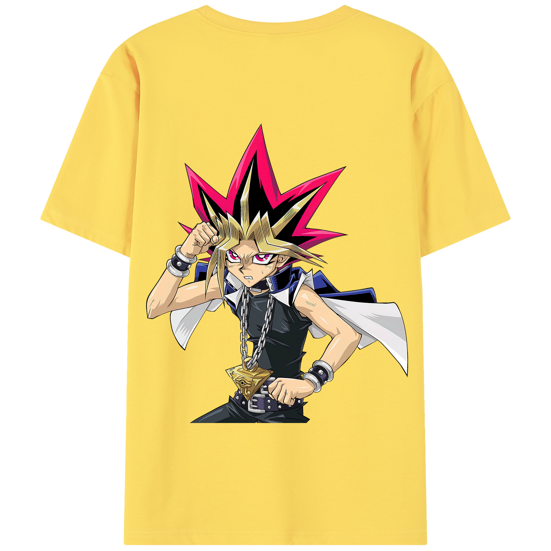 （画像用） 遊☆戯☆王 Yu-Gi-Oh! 綿100％半袖Tシャツ（背面プリント）