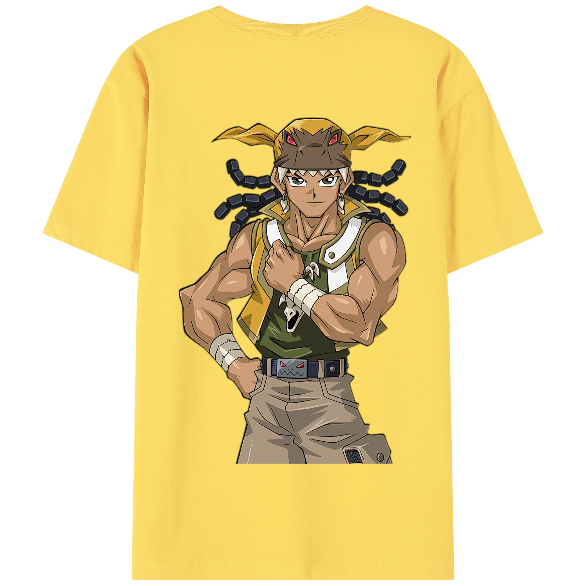（画像用） 遊☆戯☆王 Yu-Gi-Oh! 綿100％半袖Tシャツ（背面プリント）