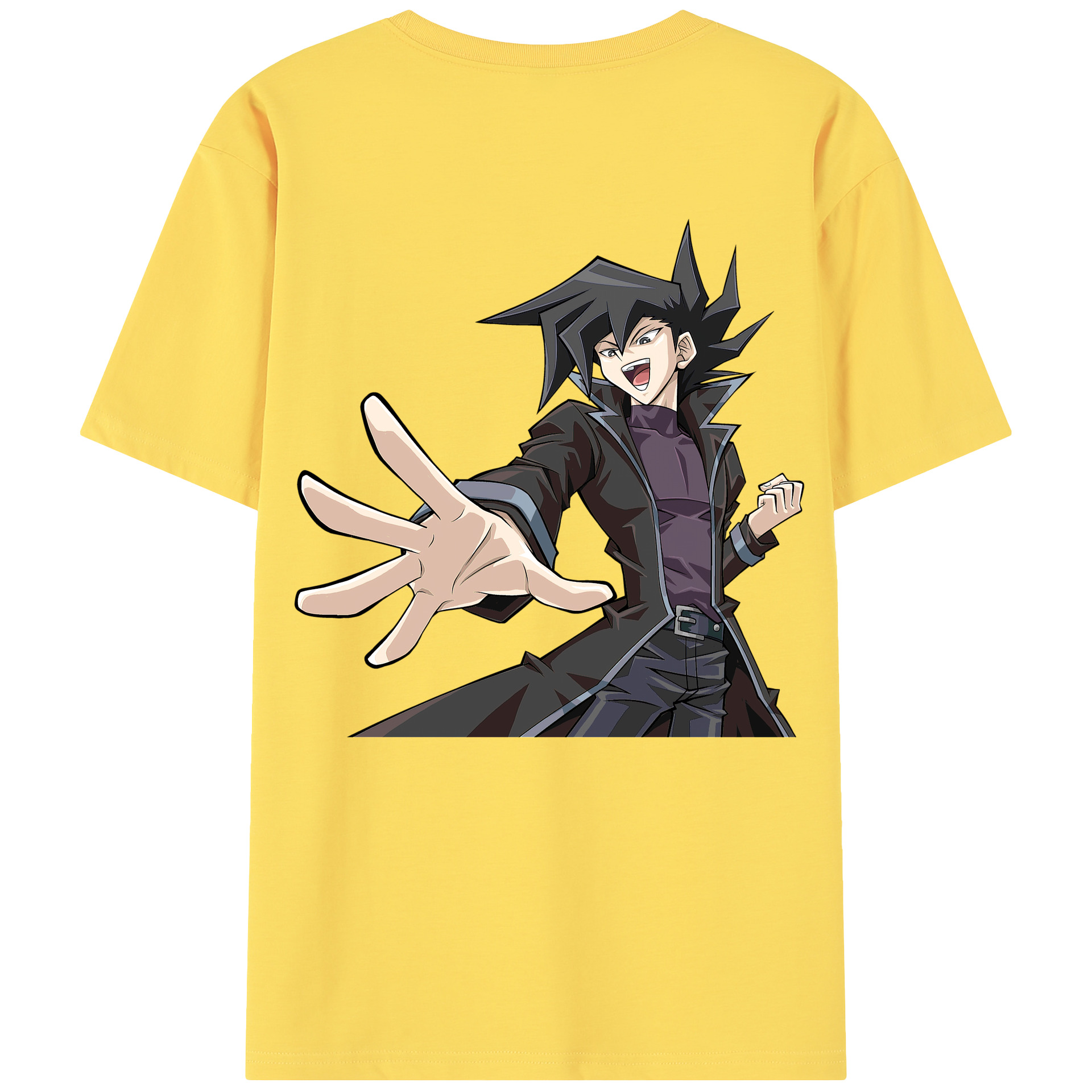 （画像用） 遊☆戯☆王 Yu-Gi-Oh! 綿100％半袖Tシャツ（背面プリント）