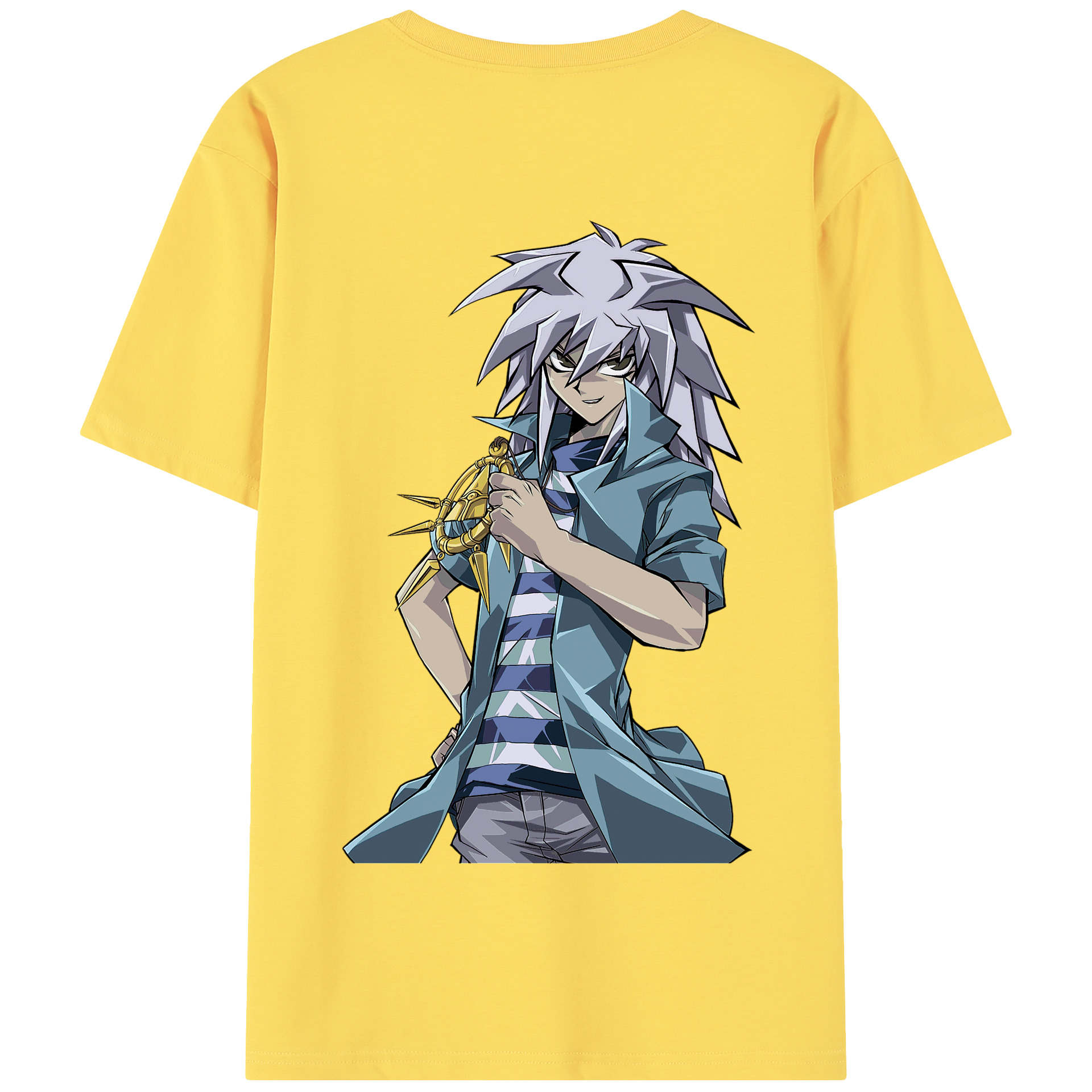 （画像用） 遊☆戯☆王 Yu-Gi-Oh! 綿100％半袖Tシャツ（背面プリント）