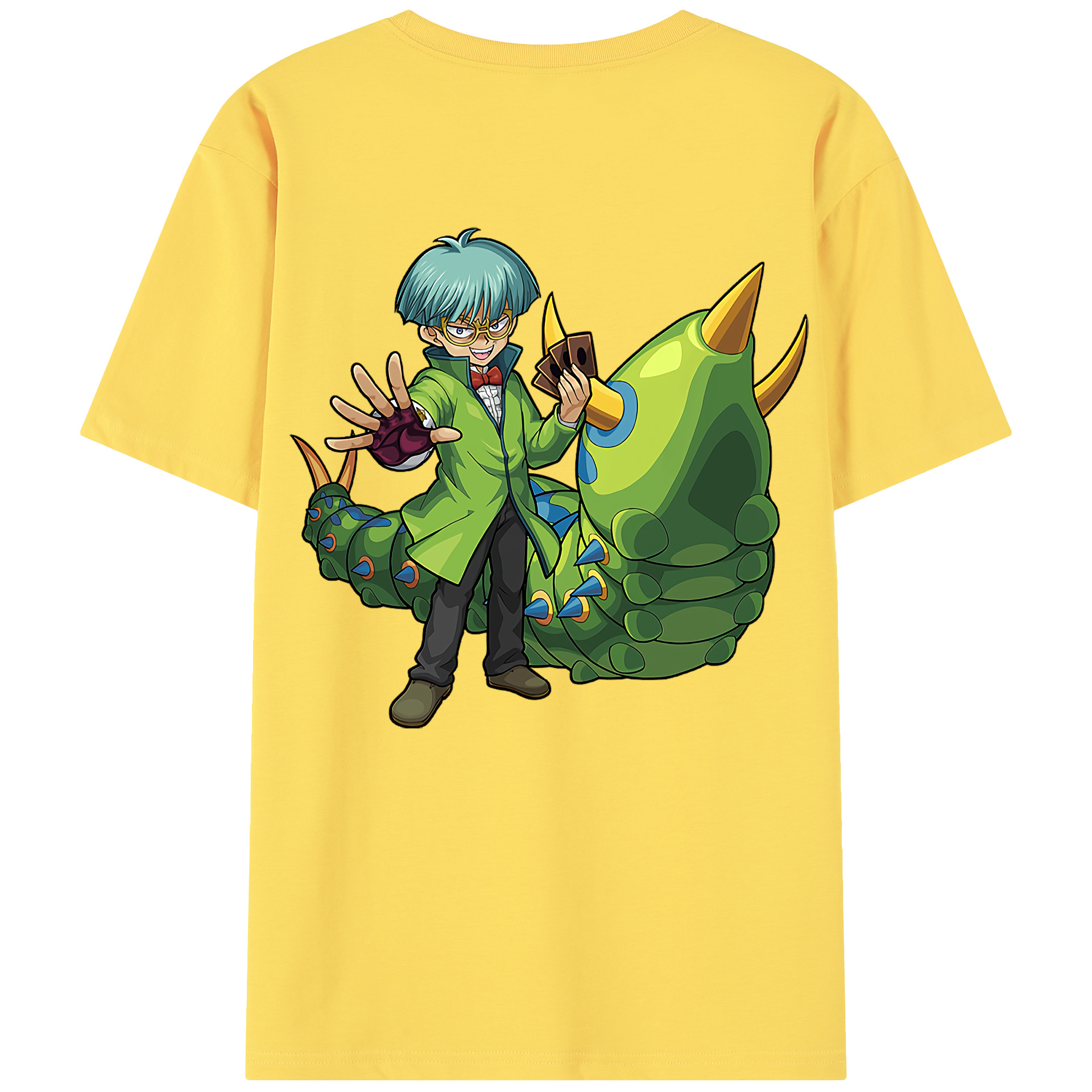 （画像用） 遊☆戯☆王 Yu-Gi-Oh! 綿100％半袖Tシャツ（背面プリント）