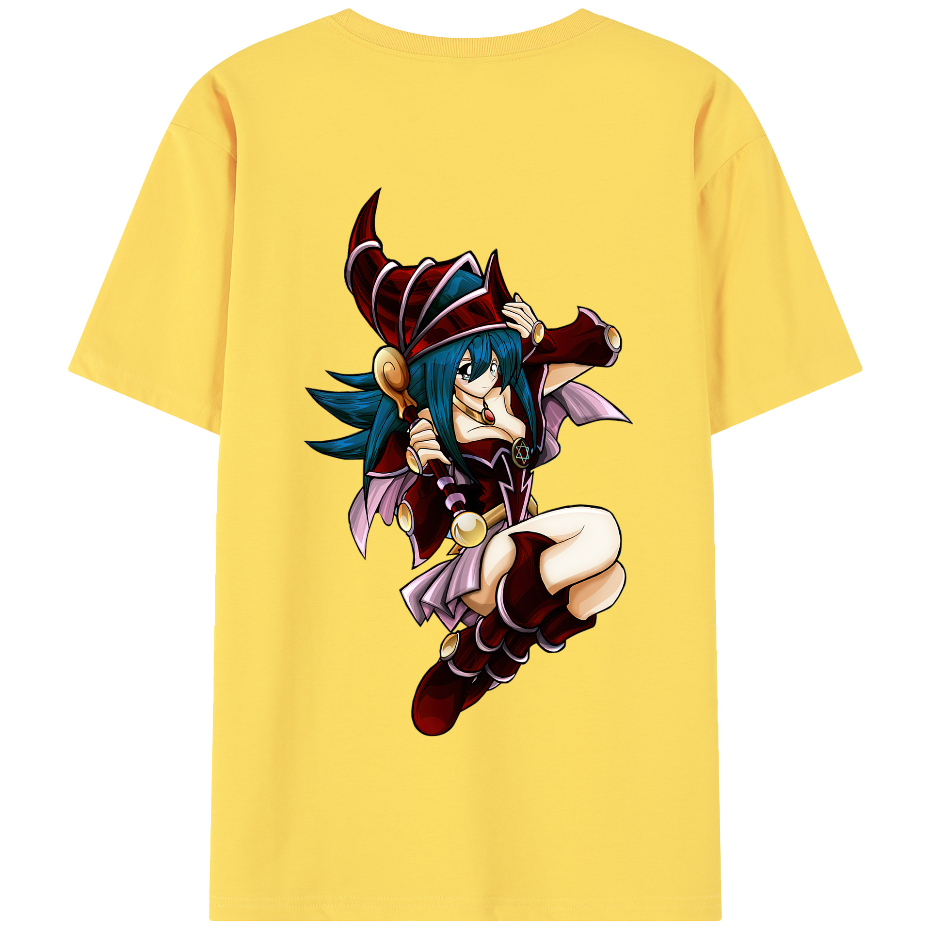 （画像用） 遊☆戯☆王 Yu-Gi-Oh! 綿100％半袖Tシャツ（背面プリント）