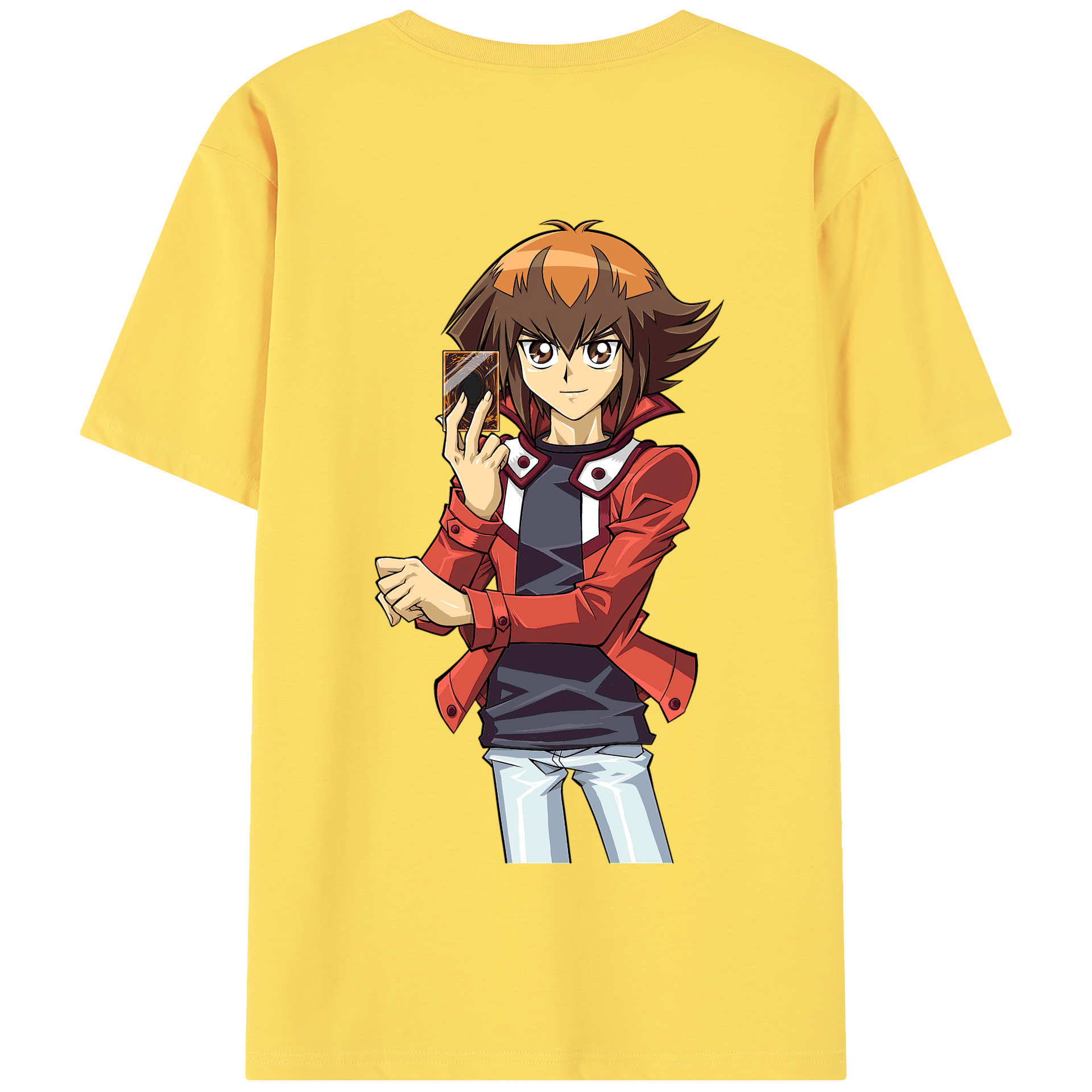 （画像用） 遊☆戯☆王 Yu-Gi-Oh! 綿100％半袖Tシャツ（背面プリント）
