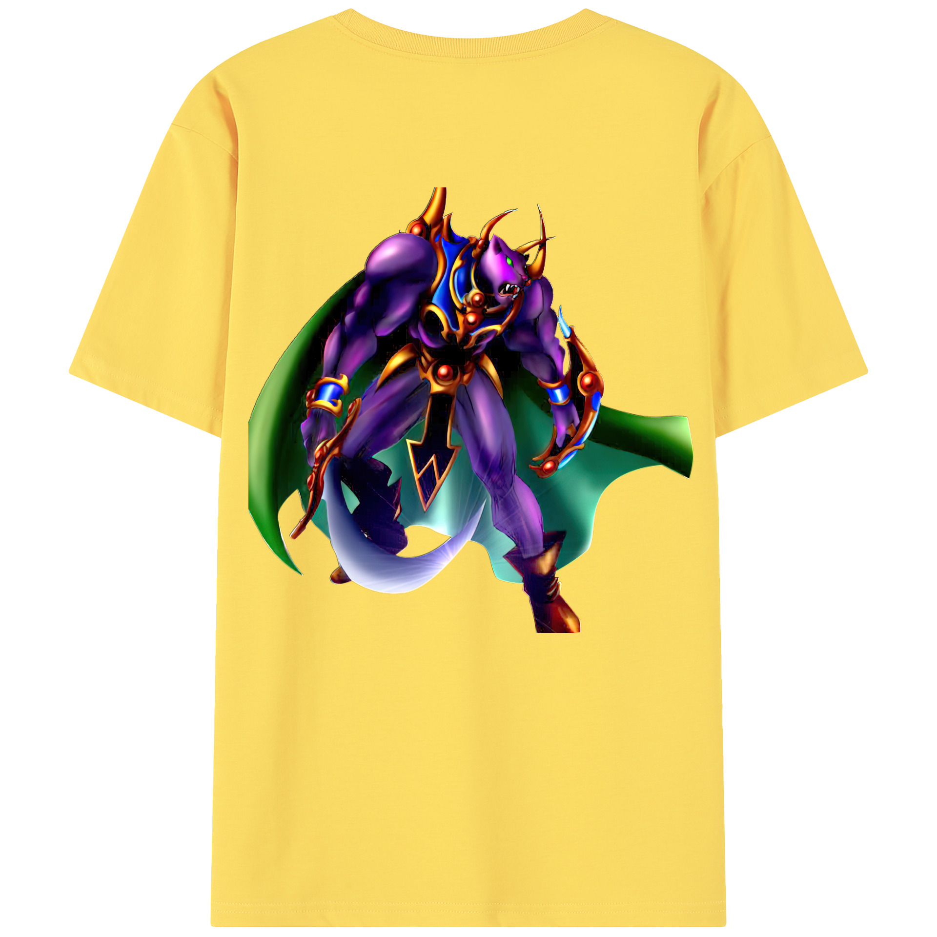 （画像用） 遊☆戯☆王 Yu-Gi-Oh! 綿100％半袖Tシャツ（背面プリント）