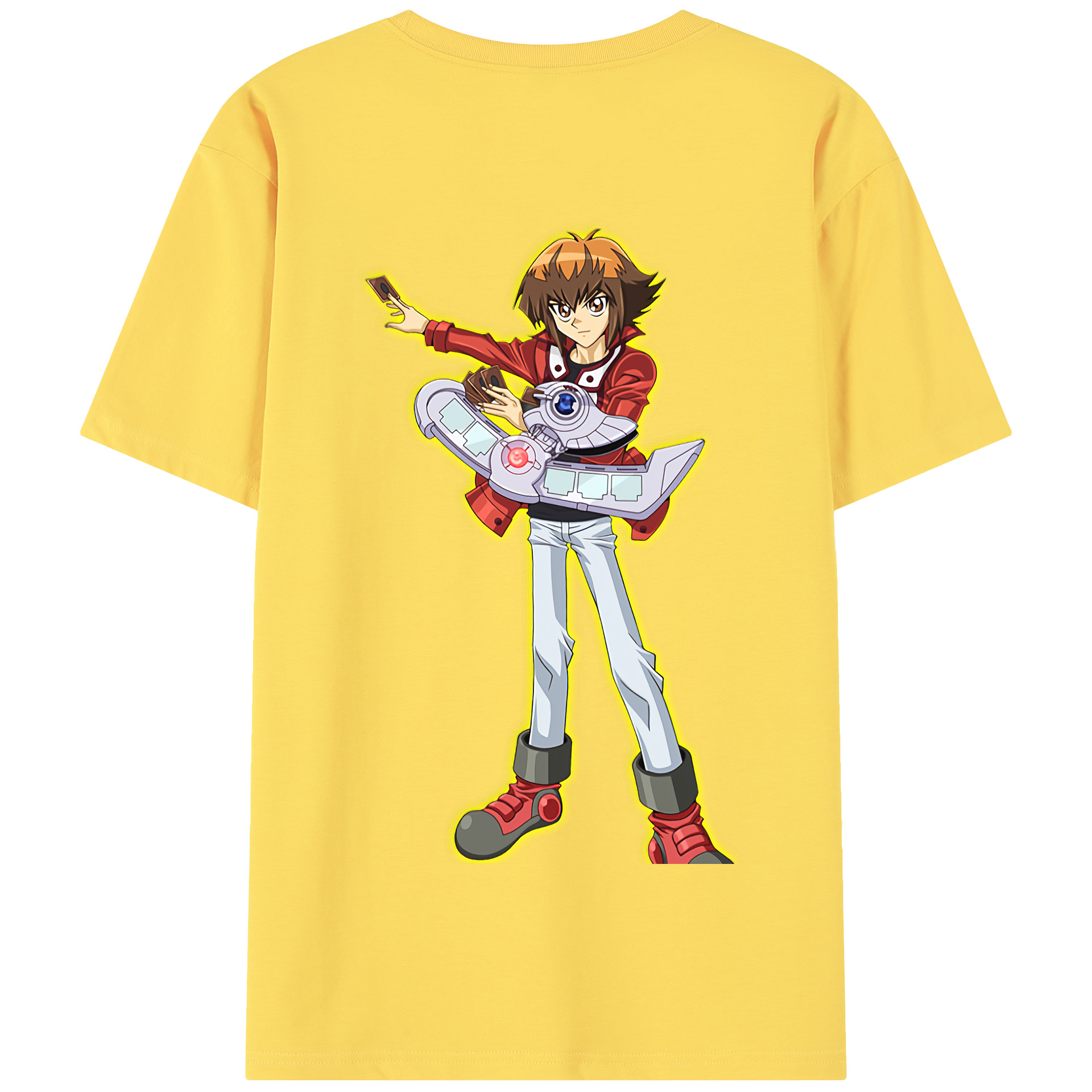 （画像用） 遊☆戯☆王 Yu-Gi-Oh! 綿100％半袖Tシャツ（背面プリント）