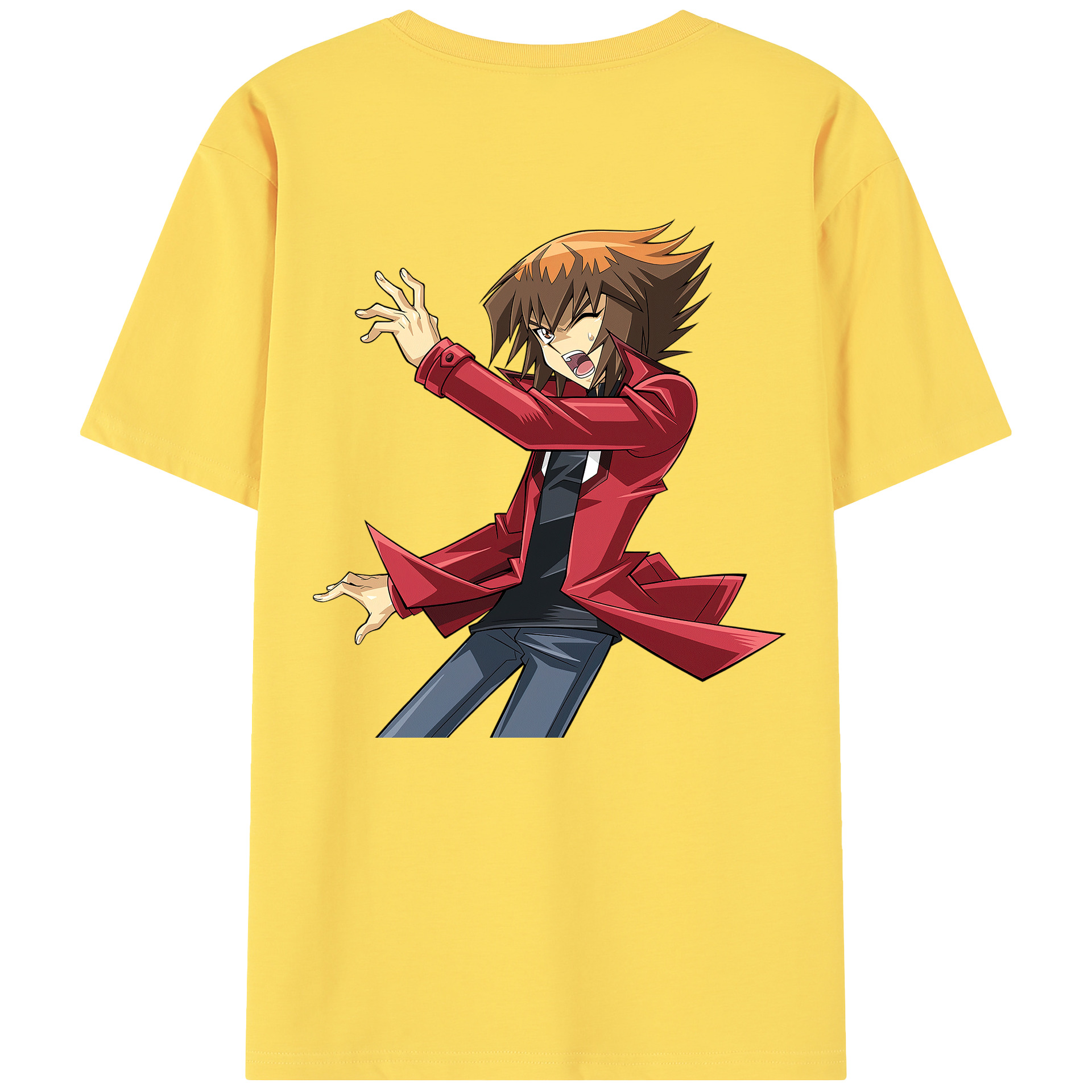 （画像用） 遊☆戯☆王 Yu-Gi-Oh! 綿100％半袖Tシャツ（背面プリント）