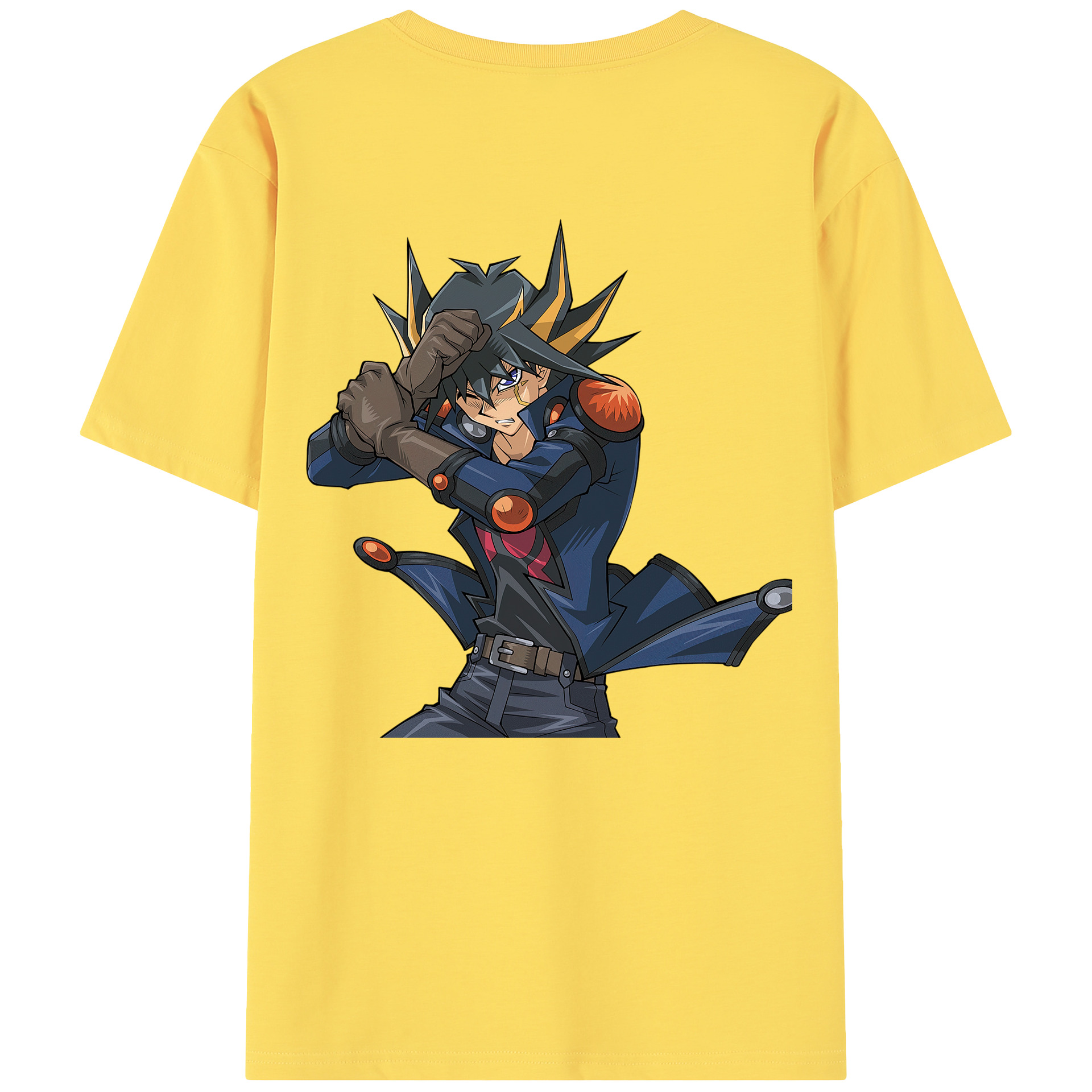 （画像用） 遊☆戯☆王 Yu-Gi-Oh! 綿100％半袖Tシャツ（背面プリント）
