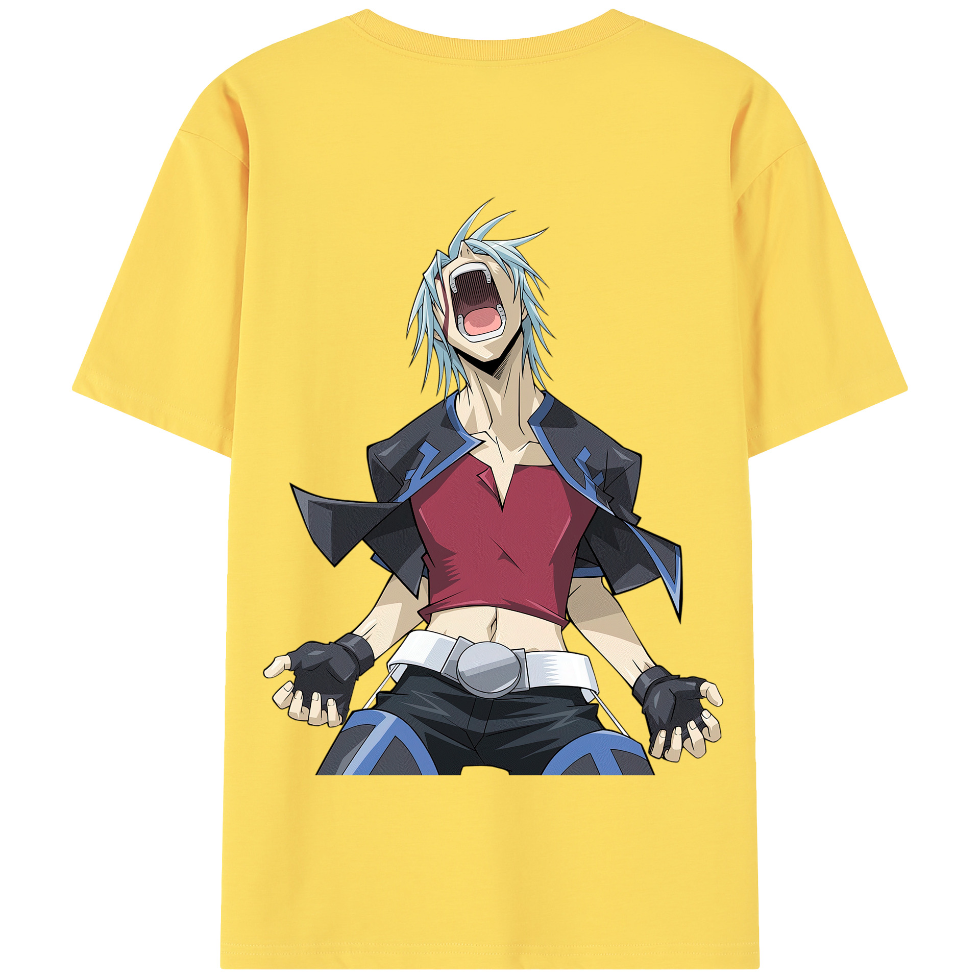 （画像用） 遊☆戯☆王 Yu-Gi-Oh! 綿100％半袖Tシャツ（背面プリント）