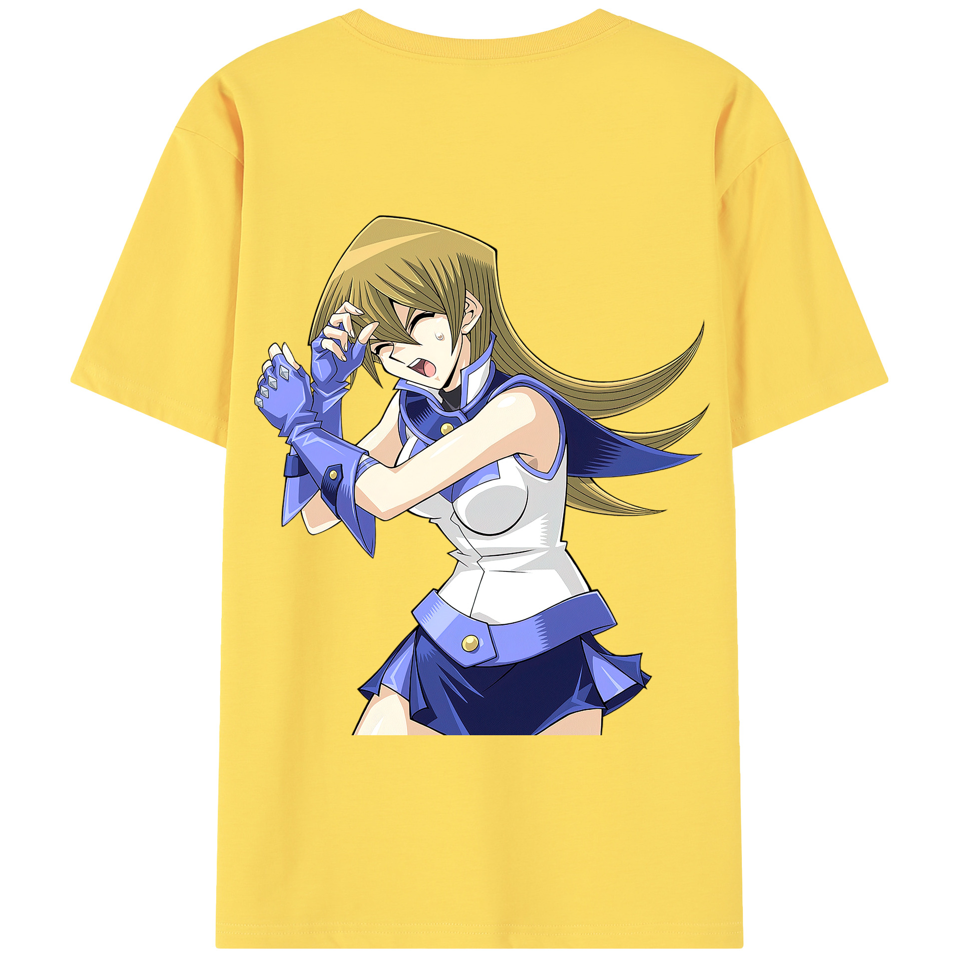 （画像用） 遊☆戯☆王 Yu-Gi-Oh! 綿100％半袖Tシャツ（背面プリント）