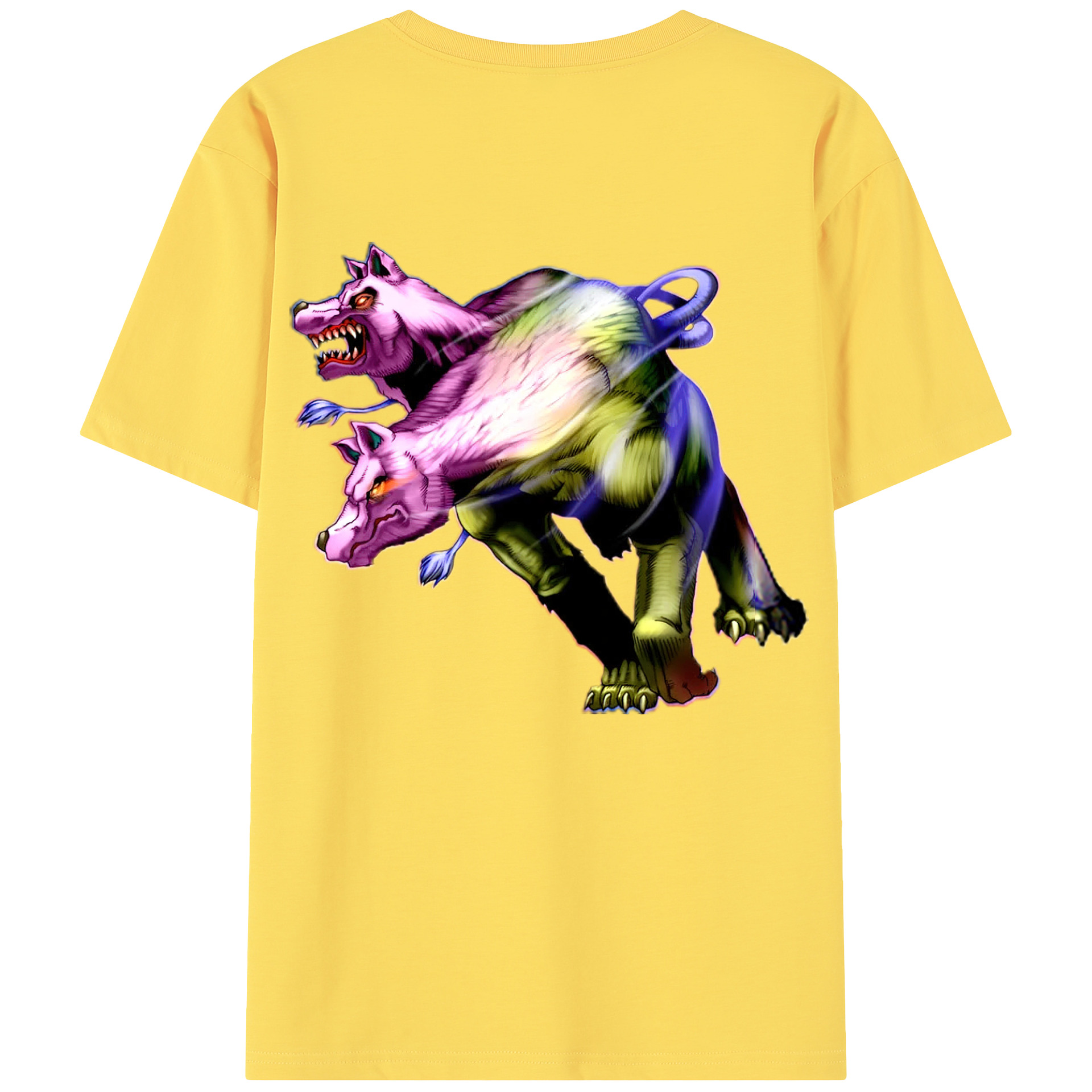 （画像用） 遊☆戯☆王 Yu-Gi-Oh! 綿100％半袖Tシャツ（背面プリント）
