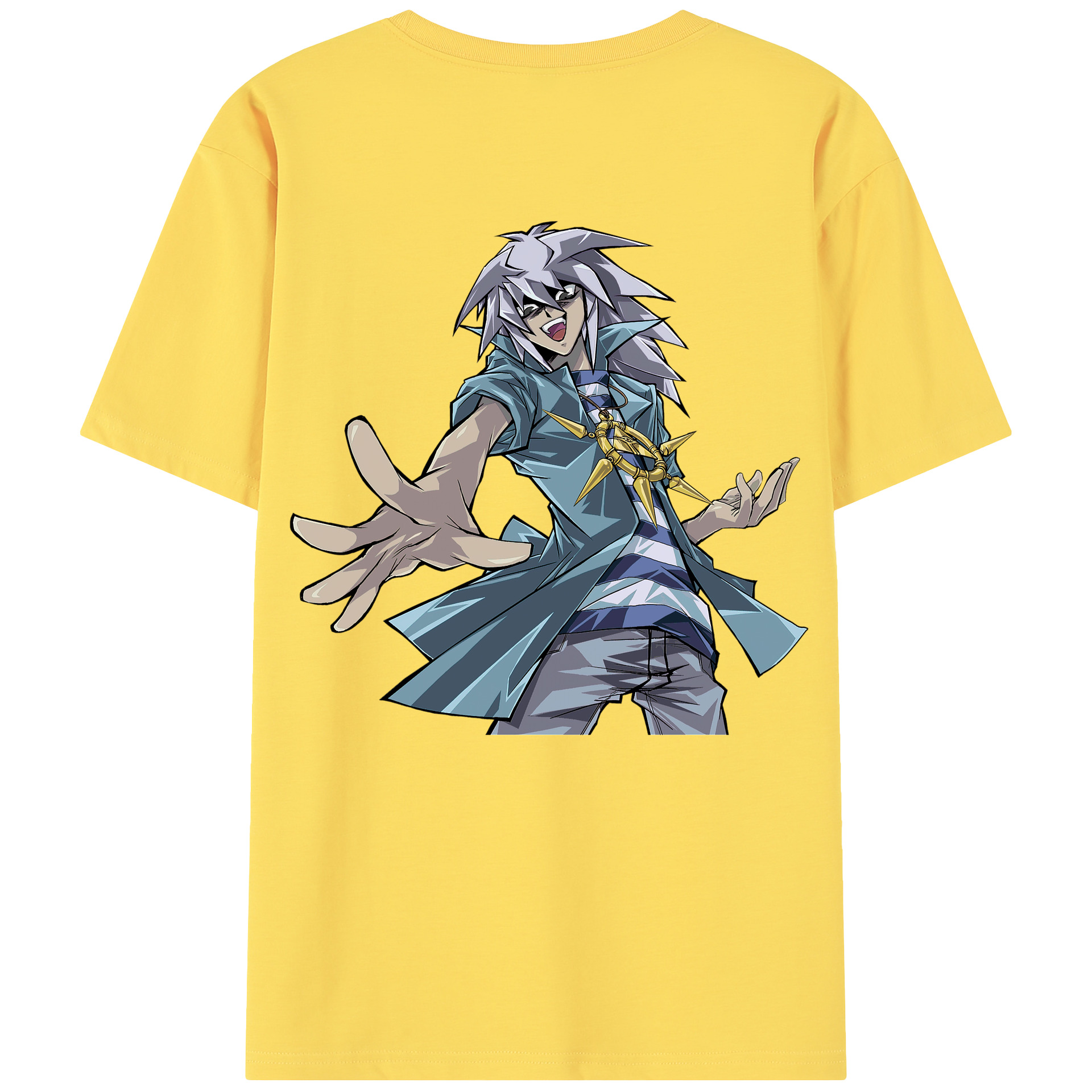 （画像用） 遊☆戯☆王 Yu-Gi-Oh! 綿100％半袖Tシャツ（背面プリント）