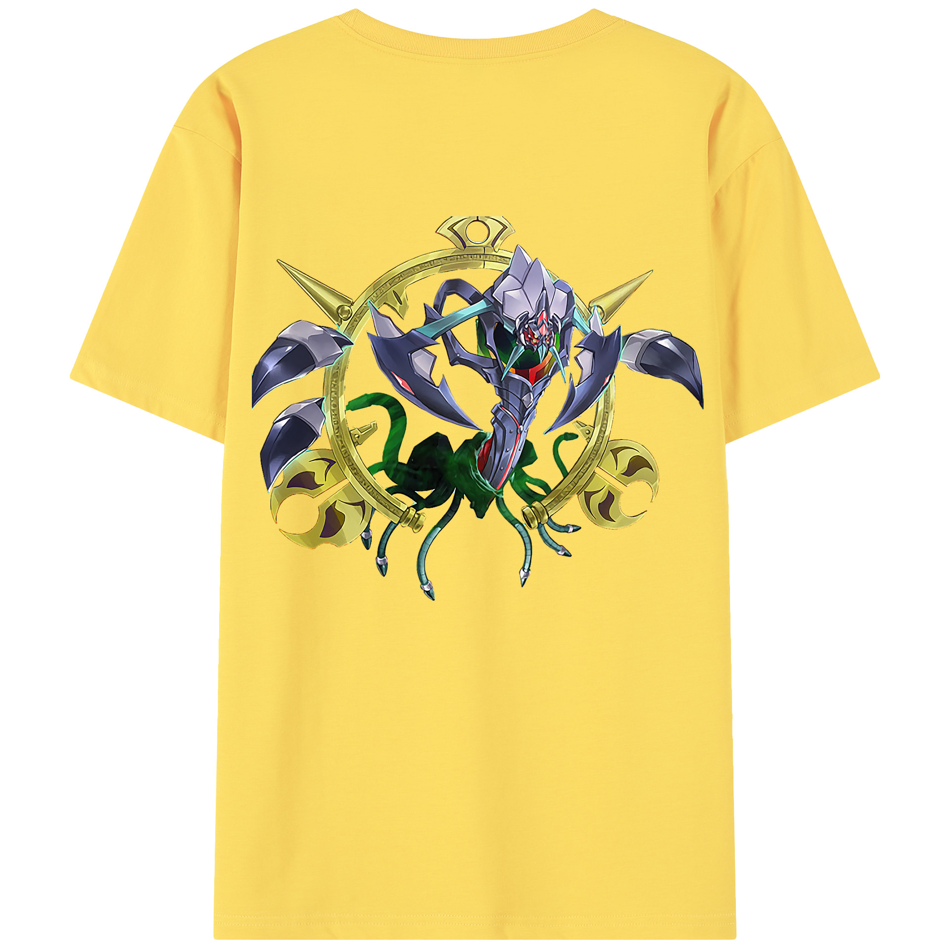 （画像用） 遊☆戯☆王 Yu-Gi-Oh! 綿100％半袖Tシャツ（背面プリント）