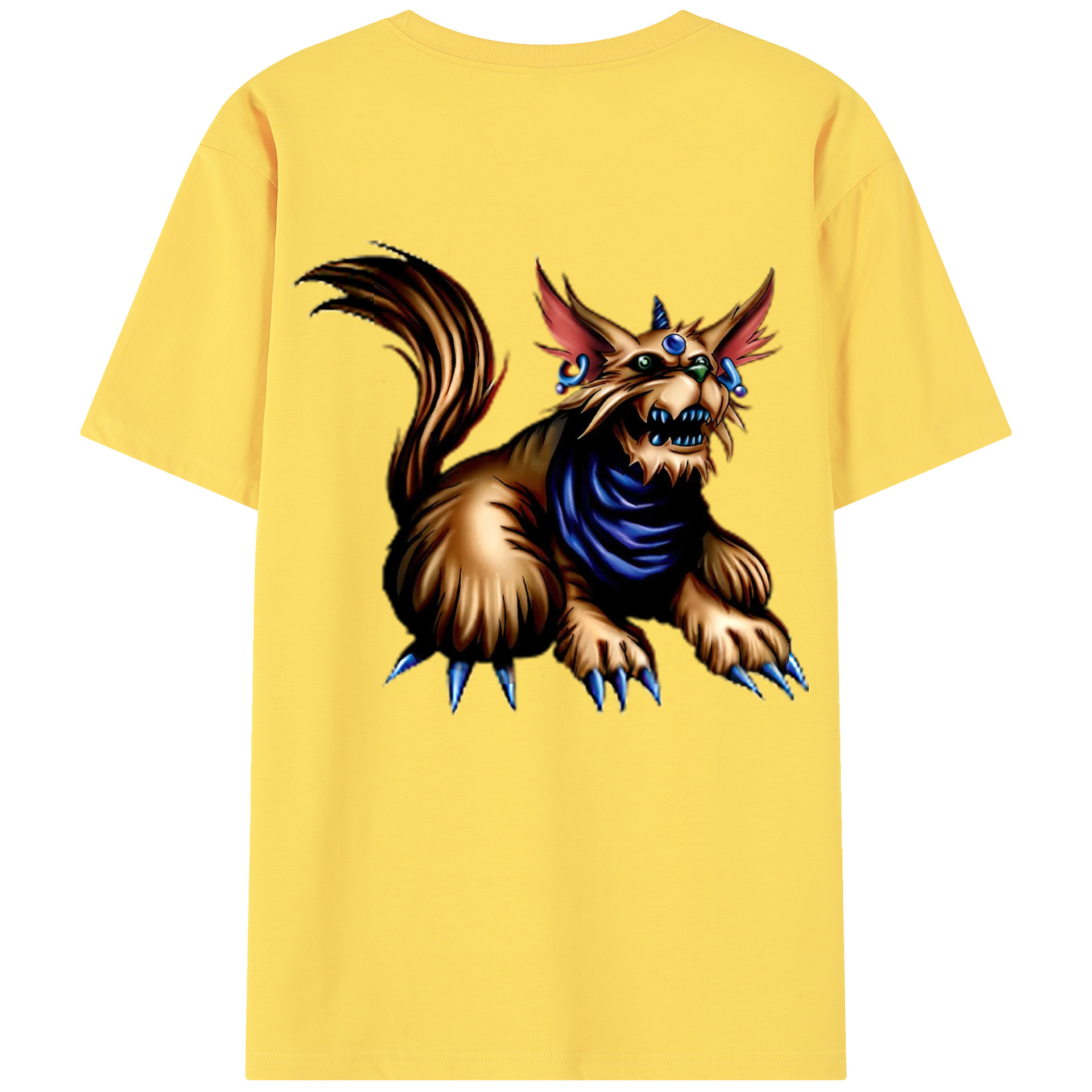 （画像用） 遊☆戯☆王 Yu-Gi-Oh! 綿100％半袖Tシャツ（背面プリント）