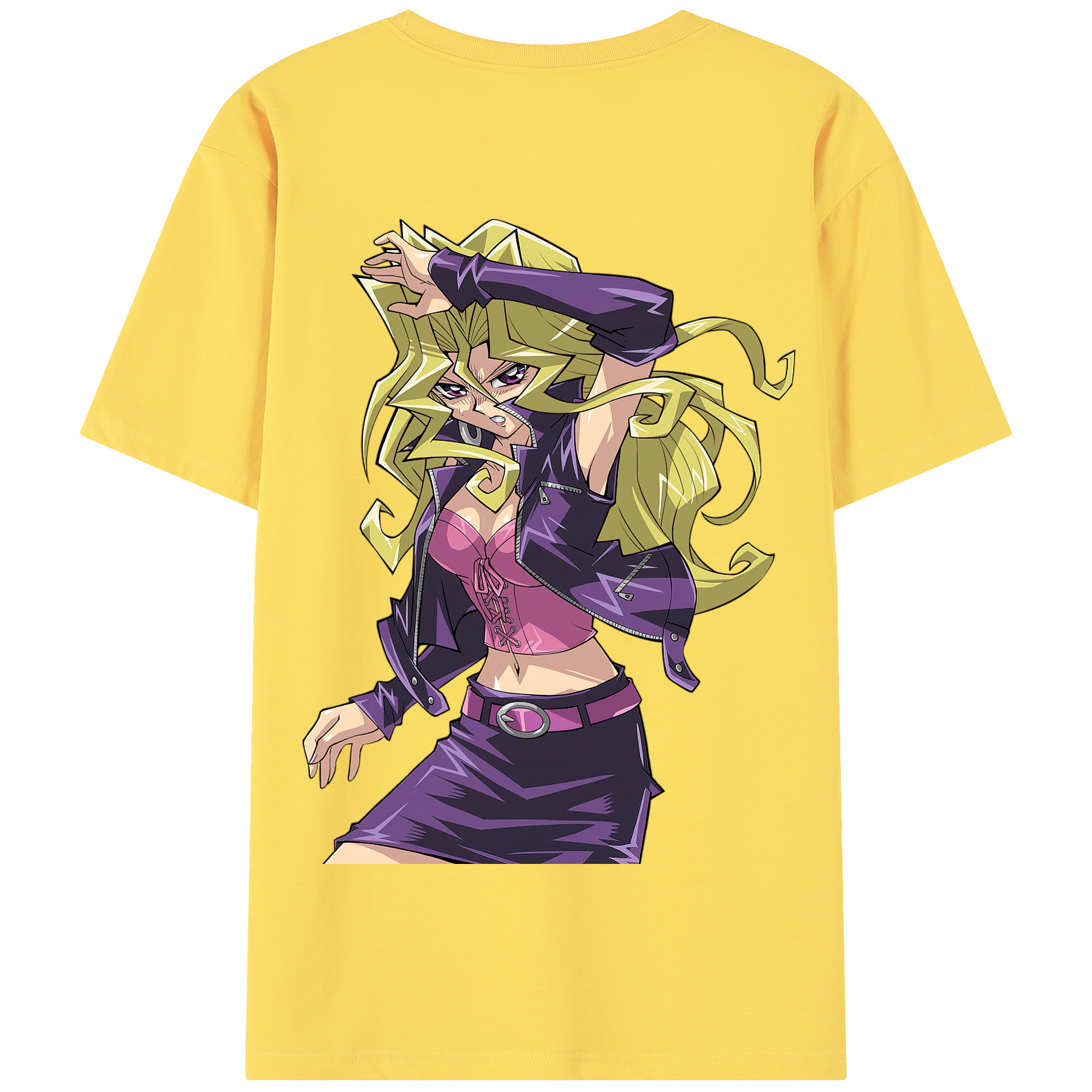 （画像用） 遊☆戯☆王 Yu-Gi-Oh! 綿100％半袖Tシャツ（背面プリント）