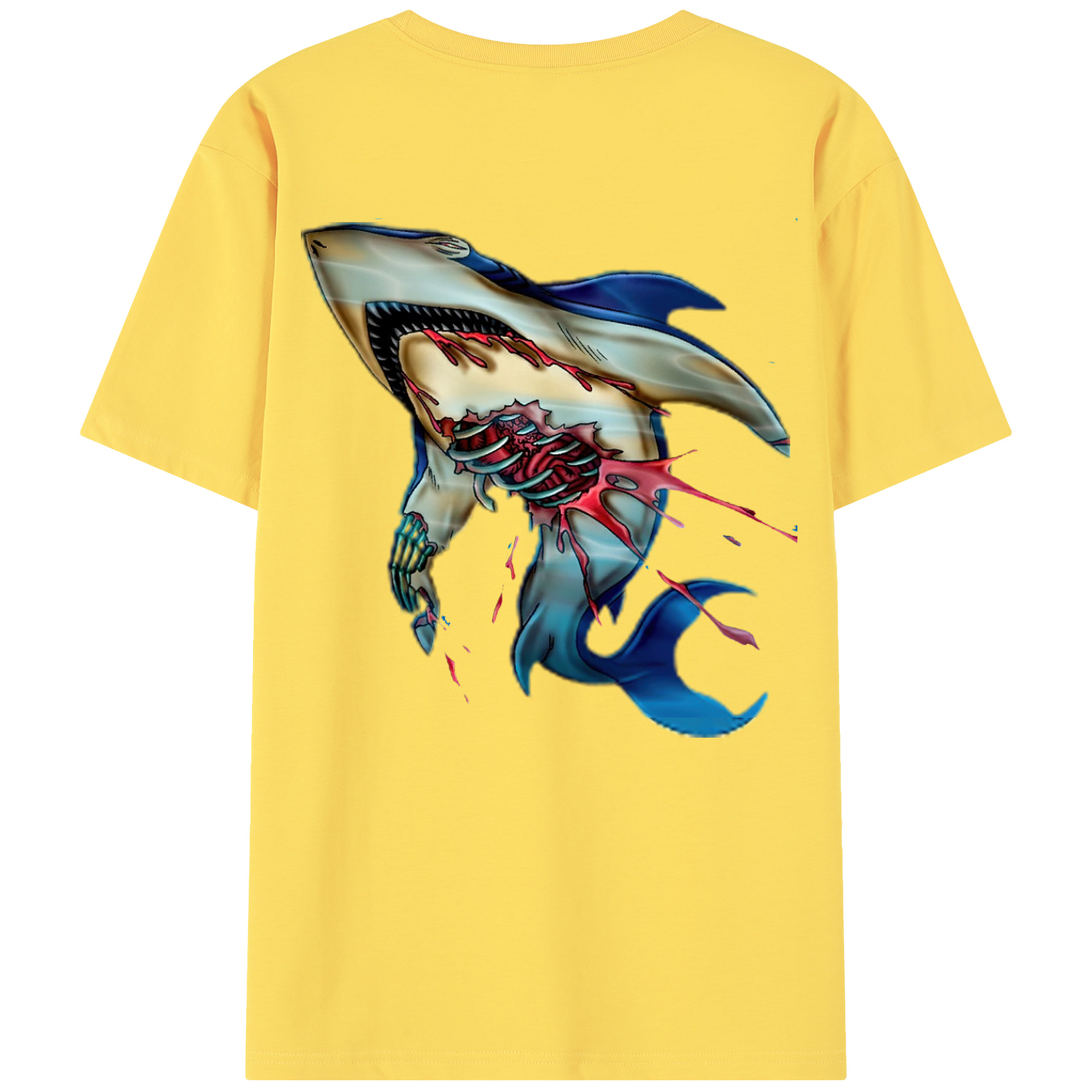 （画像用） 遊☆戯☆王 Yu-Gi-Oh! 綿100％半袖Tシャツ（背面プリント）