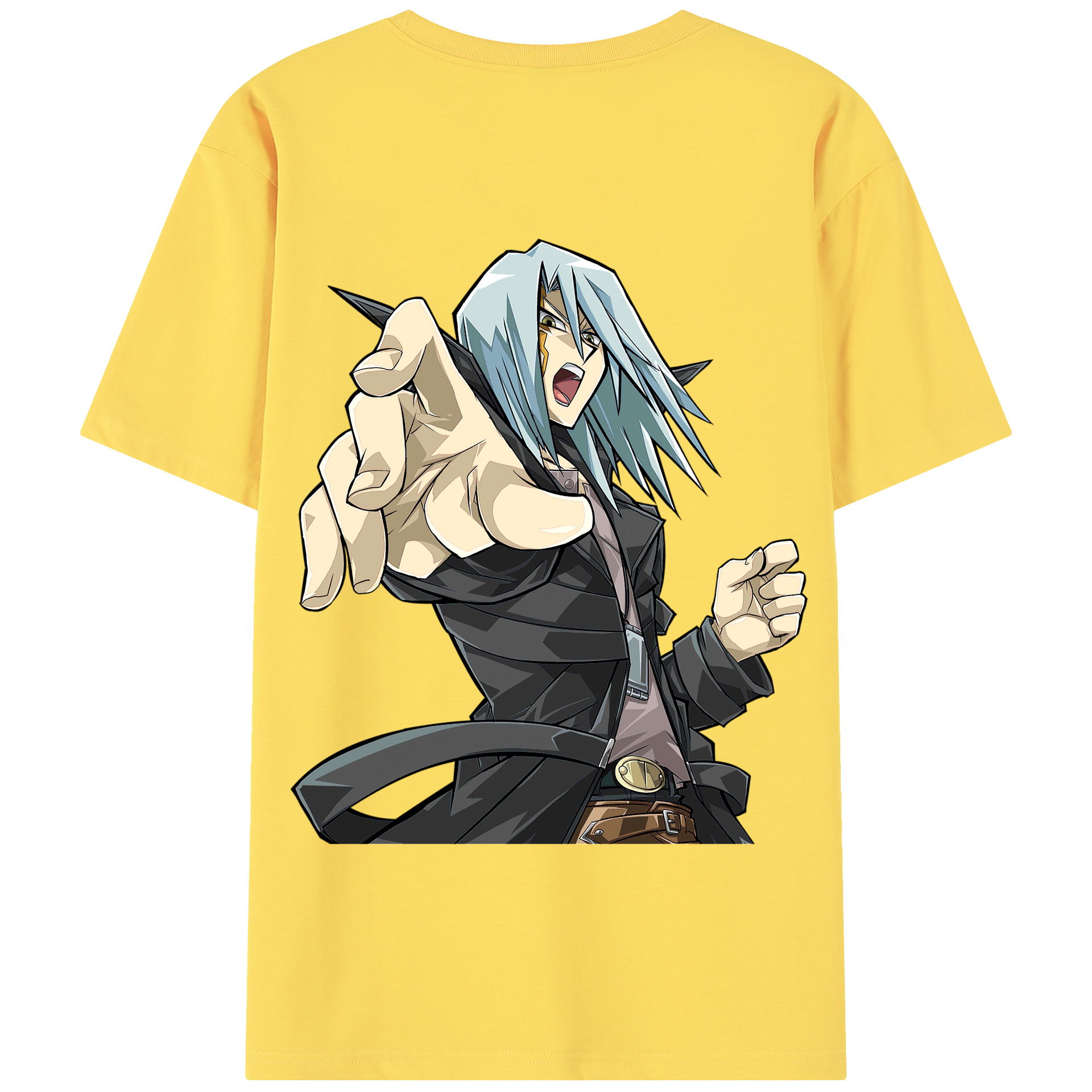 （画像用） 遊☆戯☆王 Yu-Gi-Oh! 綿100％半袖Tシャツ（背面プリント）