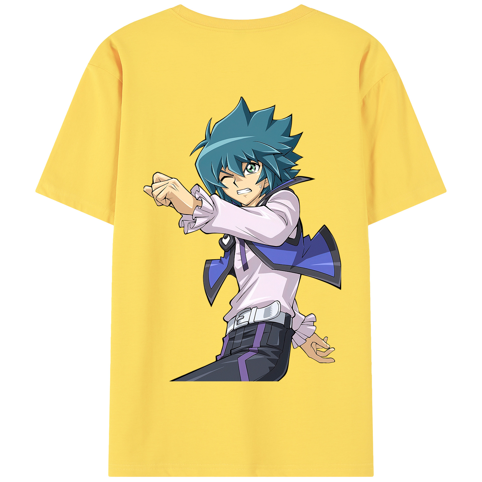 （画像用） 遊☆戯☆王 Yu-Gi-Oh! 綿100％半袖Tシャツ（背面プリント）