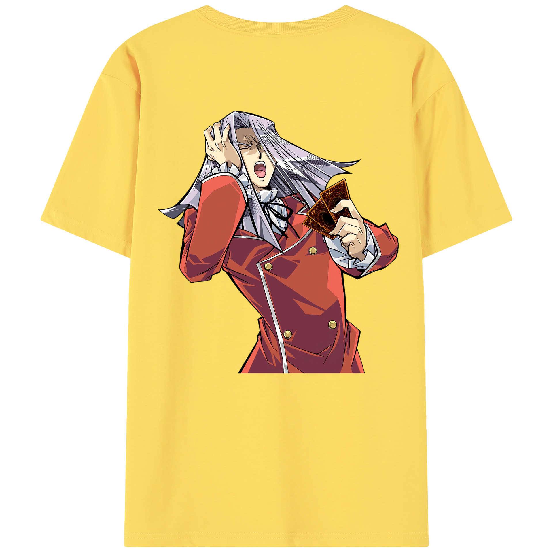 （画像用） 遊☆戯☆王 Yu-Gi-Oh! 綿100％半袖Tシャツ（背面プリント）