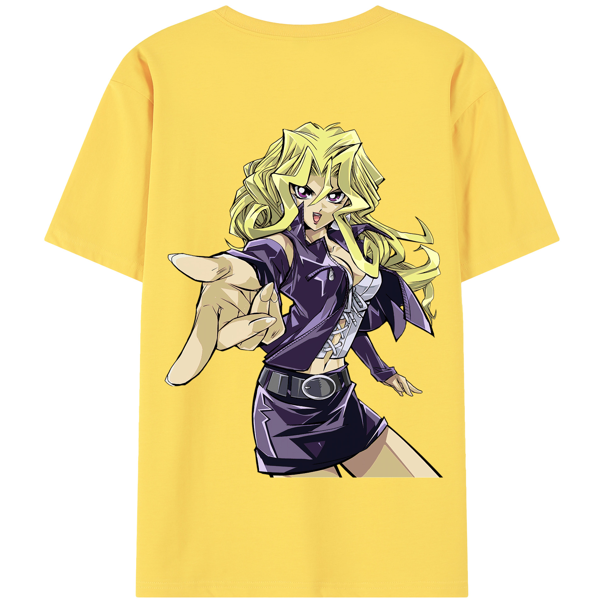 （画像用） 遊☆戯☆王 Yu-Gi-Oh! 綿100％半袖Tシャツ（背面プリント）