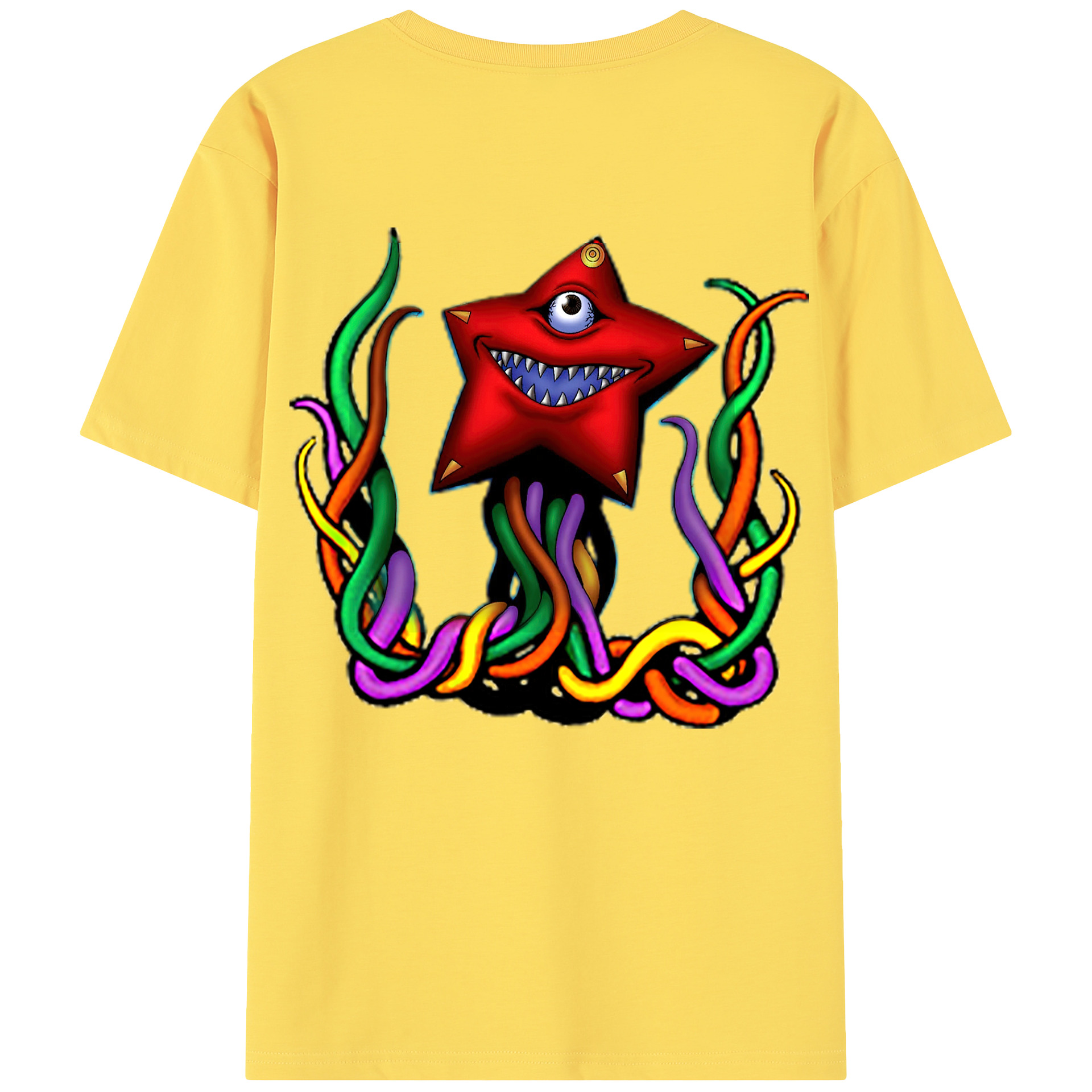 （画像用） 遊☆戯☆王 Yu-Gi-Oh! 綿100％半袖Tシャツ（背面プリント）