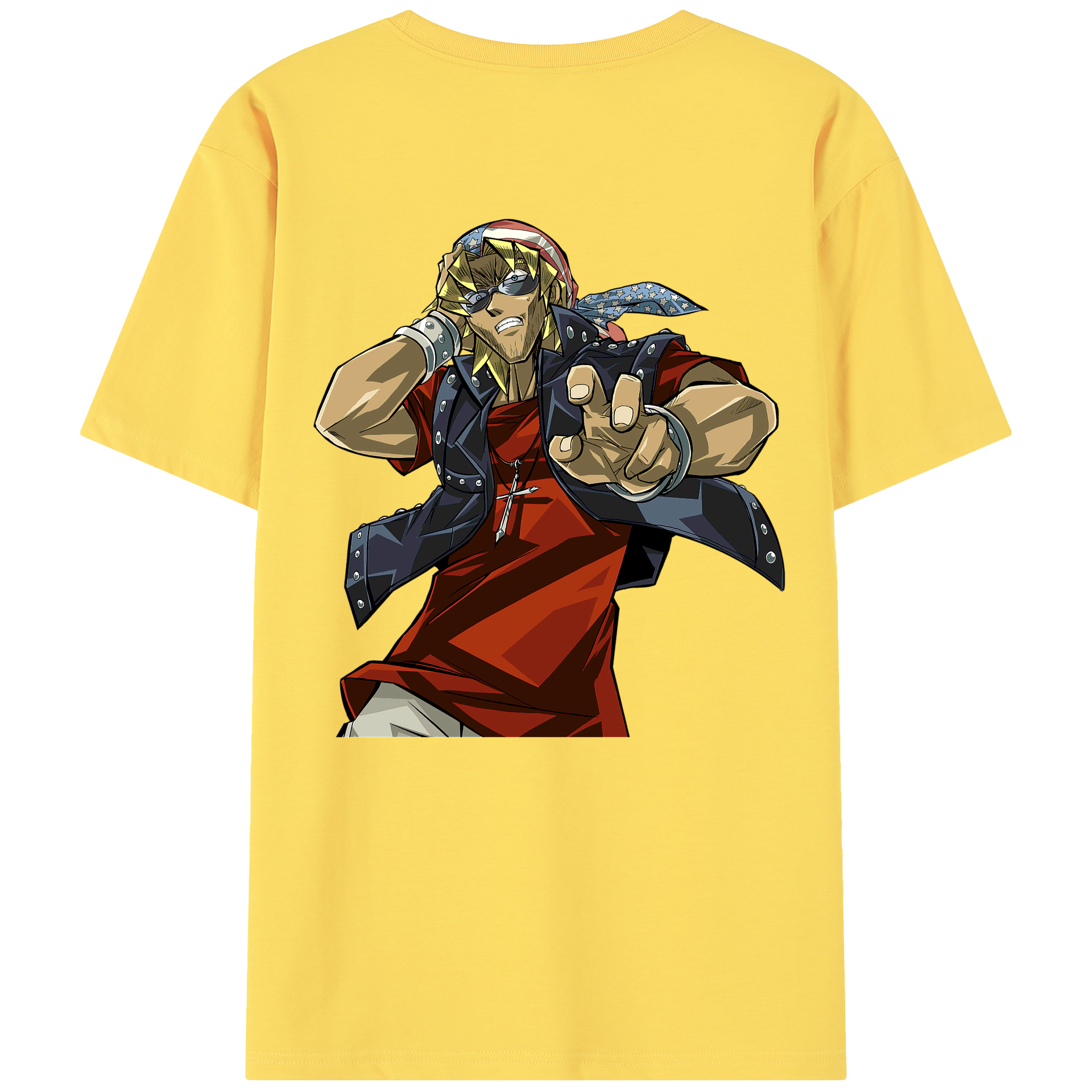 （画像用） 遊☆戯☆王 Yu-Gi-Oh! 綿100％半袖Tシャツ（背面プリント）