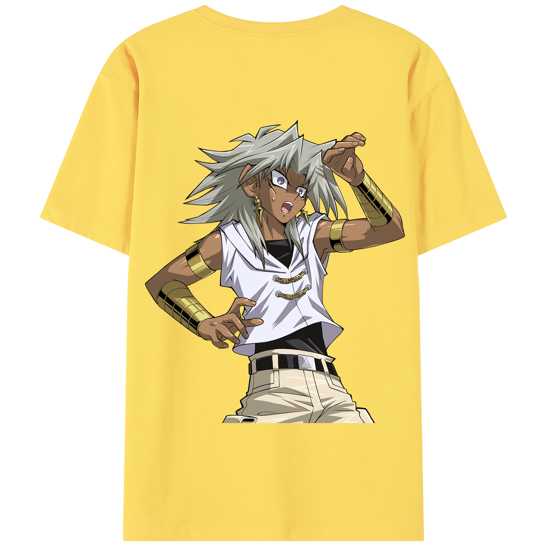 （画像用） 遊☆戯☆王 Yu-Gi-Oh! 綿100％半袖Tシャツ（背面プリント）