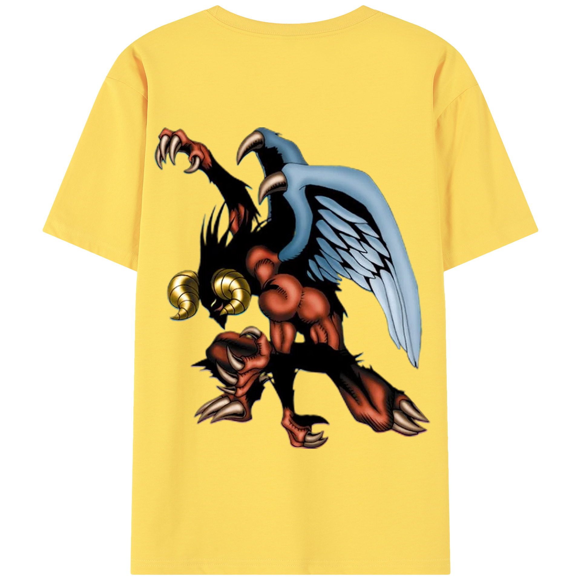 （画像用） 遊☆戯☆王 Yu-Gi-Oh! 綿100％半袖Tシャツ（背面プリント）