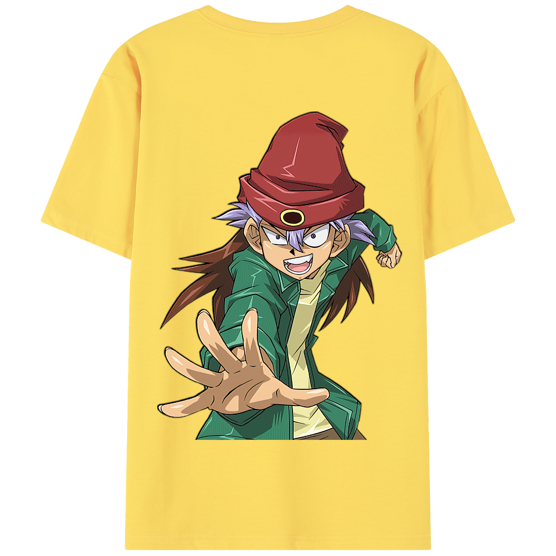（画像用） 遊☆戯☆王 Yu-Gi-Oh! 綿100％半袖Tシャツ（背面プリント）