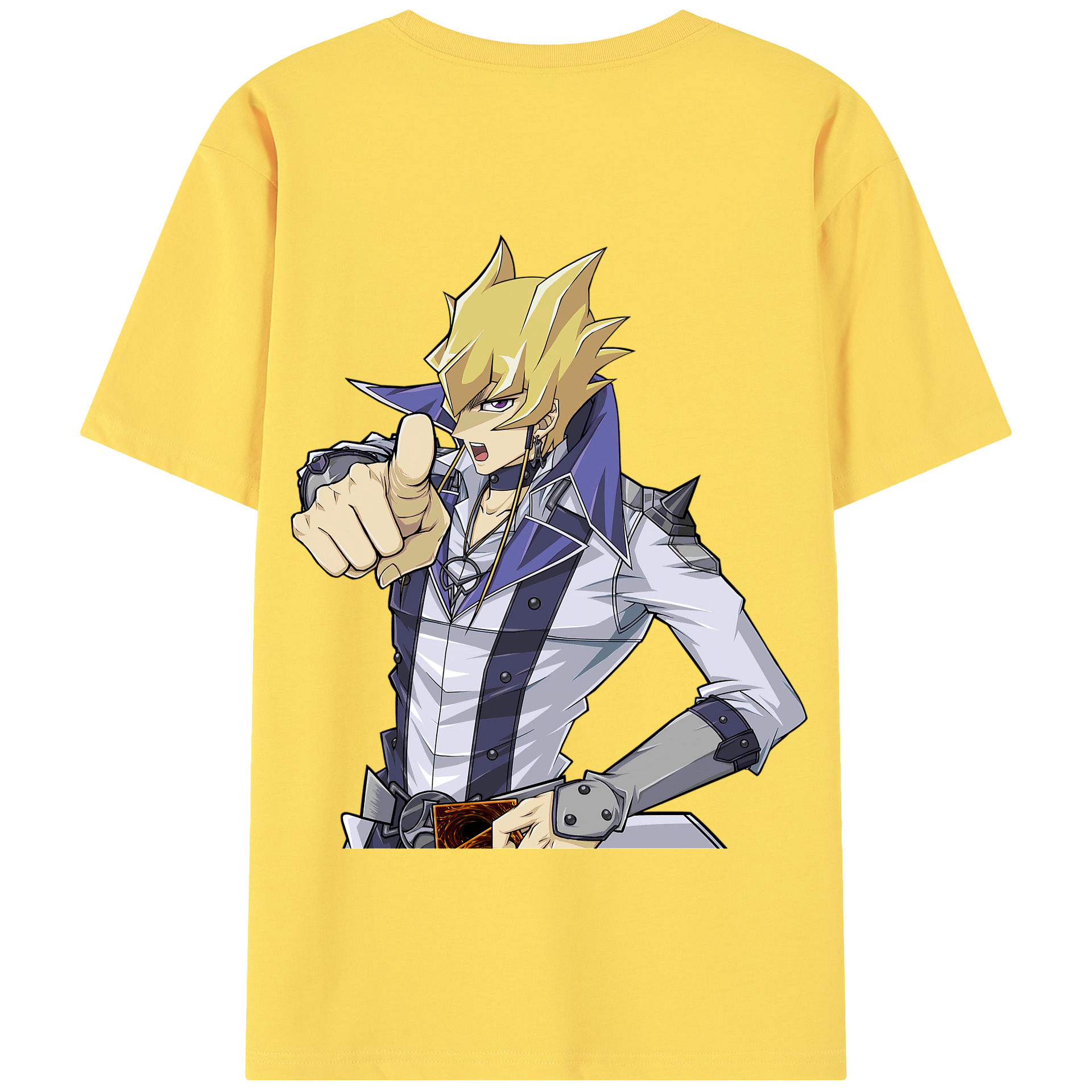 （画像用） 遊☆戯☆王 Yu-Gi-Oh! 綿100％半袖Tシャツ（背面プリント）
