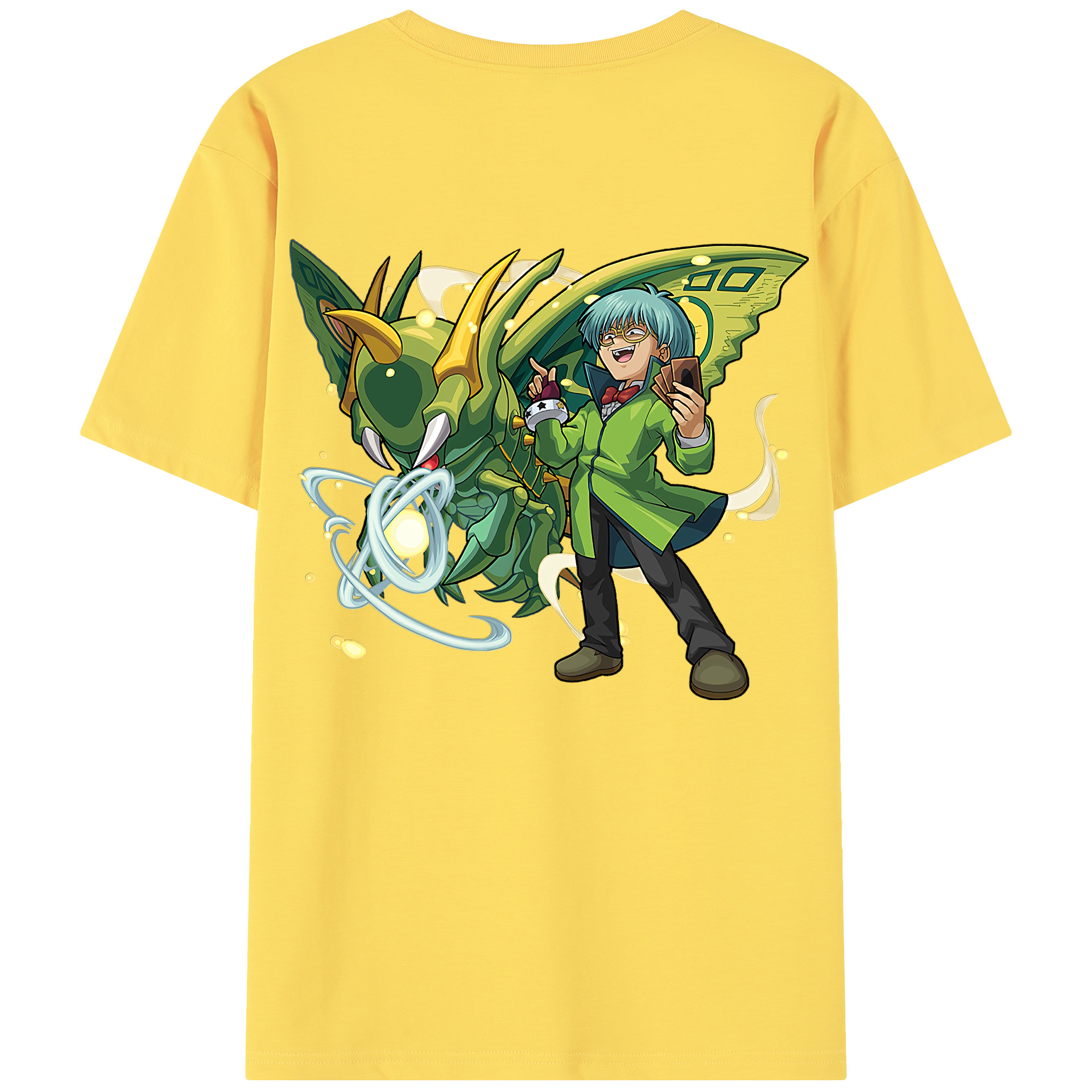 （画像用） 遊☆戯☆王 Yu-Gi-Oh! 綿100％半袖Tシャツ（背面プリント）