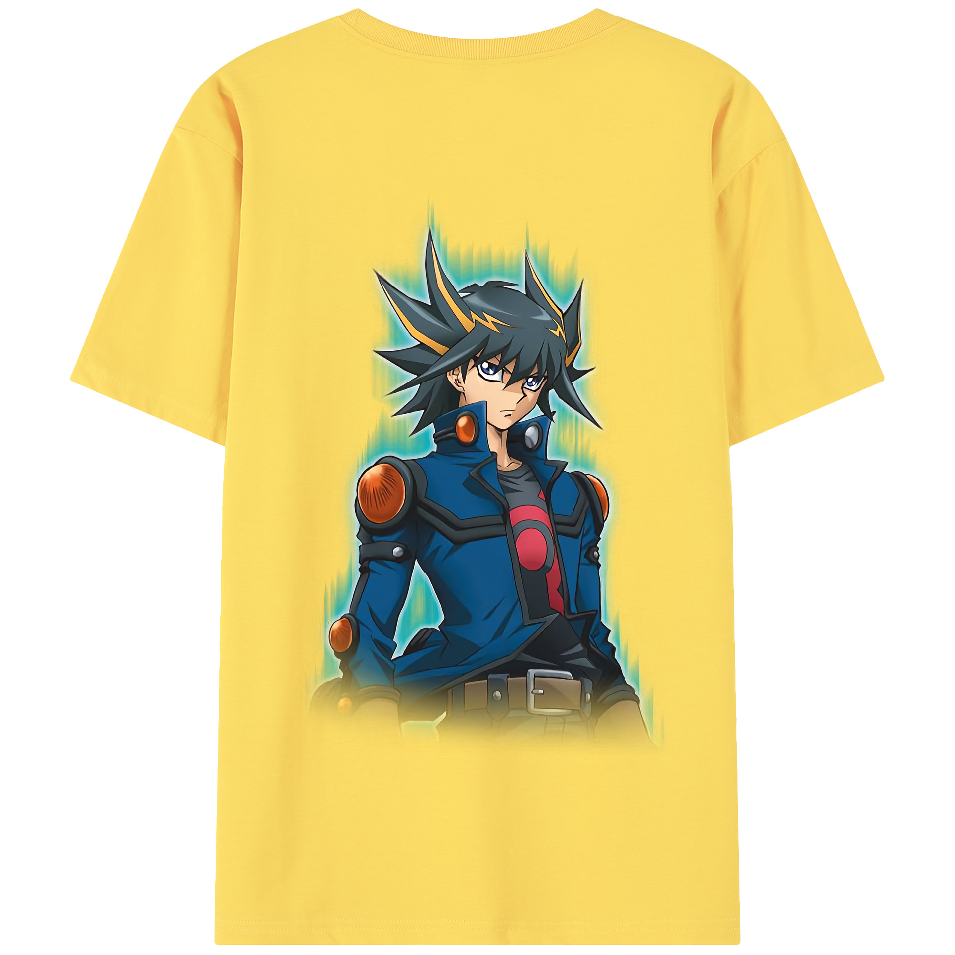 （画像用） 遊☆戯☆王 Yu-Gi-Oh! 綿100％半袖Tシャツ（背面プリント）